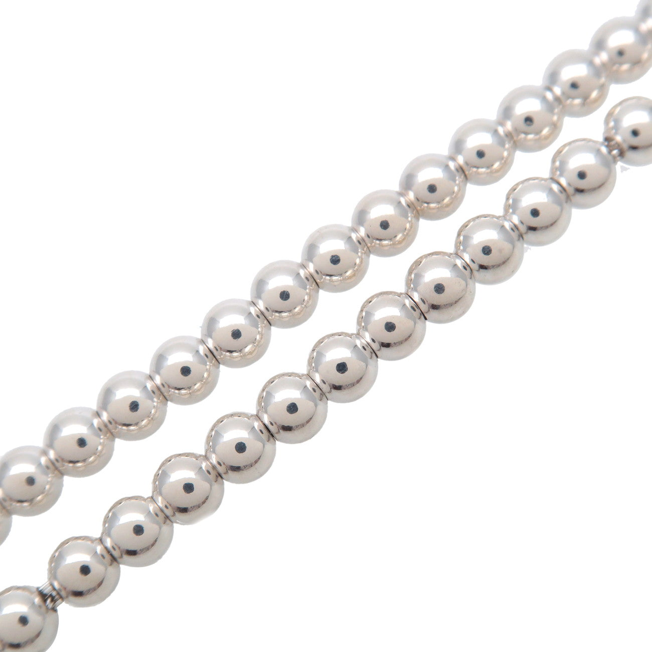Tiffany&Co. Return to Tiffany Mini Heart Tag Beads Bracelet SV925 Used