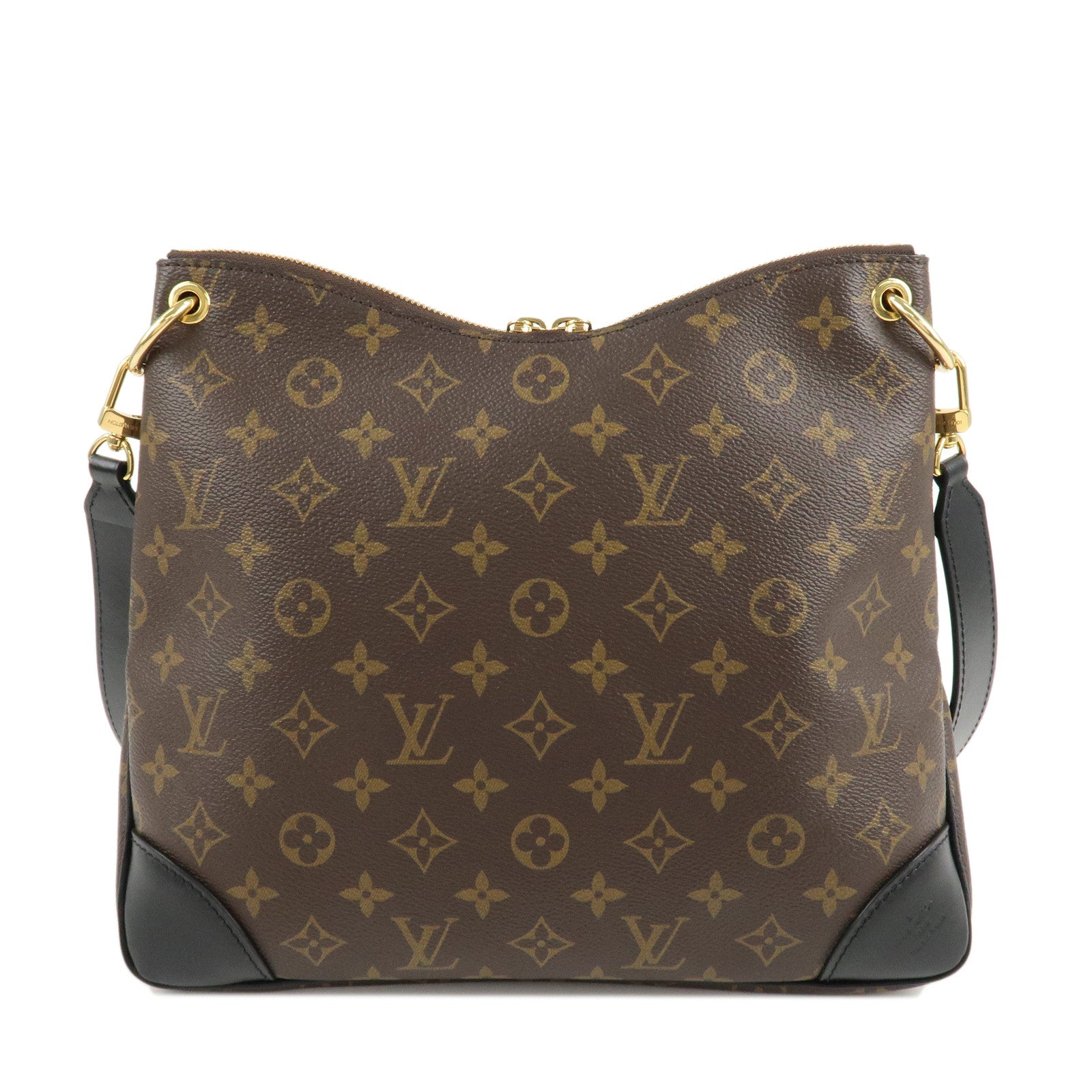 Louis Vuitton Monogram Odeon NM MM Shoulder Bag Noir M45352 Used
