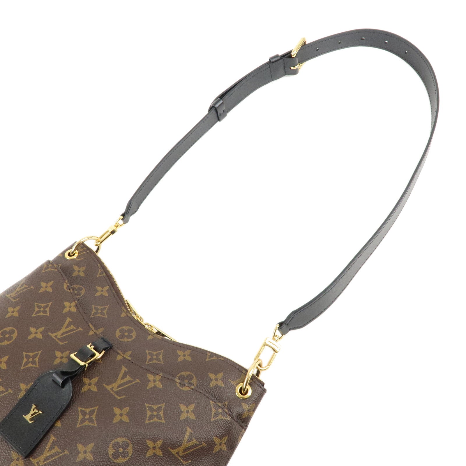 Louis Vuitton Monogram Odeon NM MM Shoulder Bag Noir M45352 Used