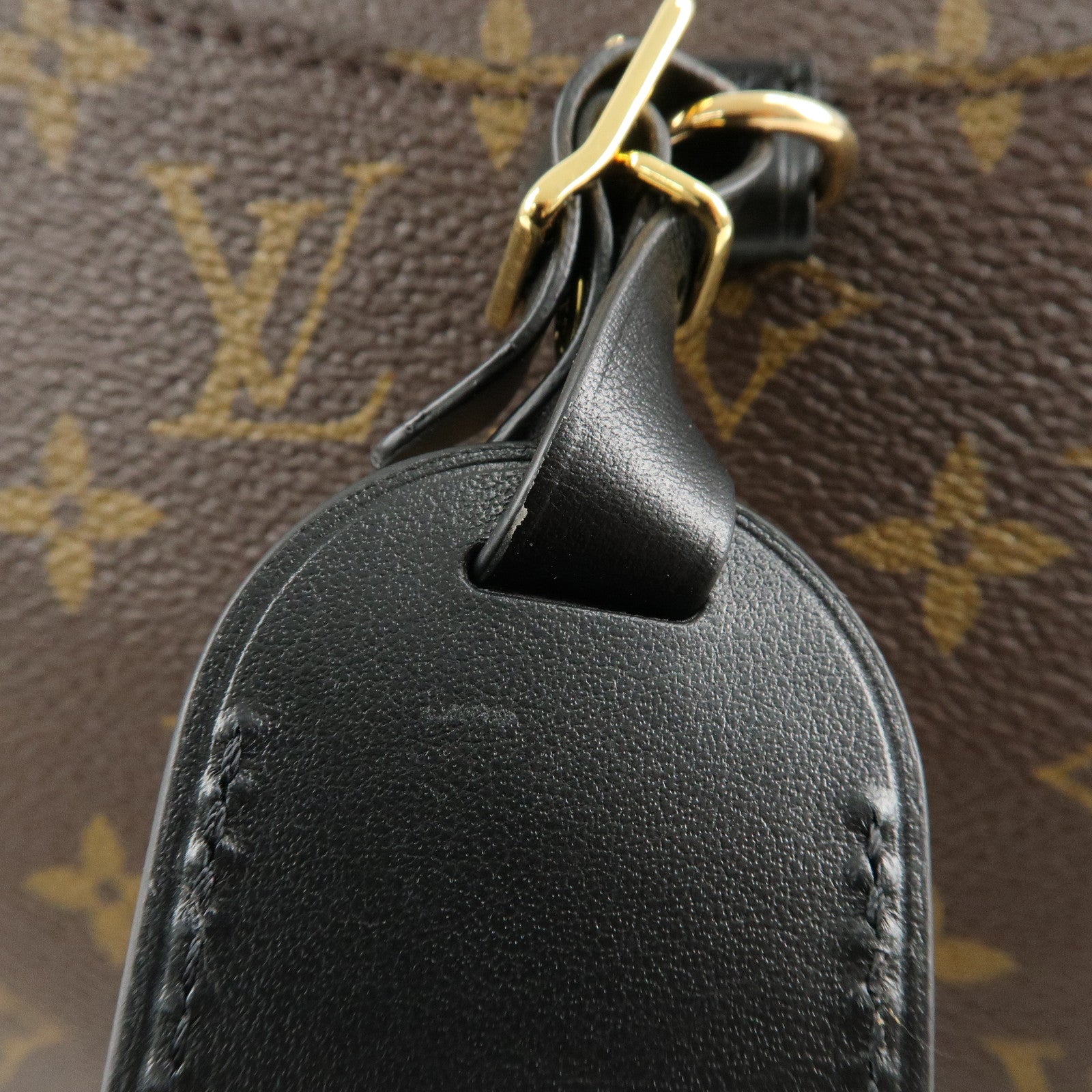 Louis Vuitton Monogram Odeon NM MM Shoulder Bag Noir M45352 Used