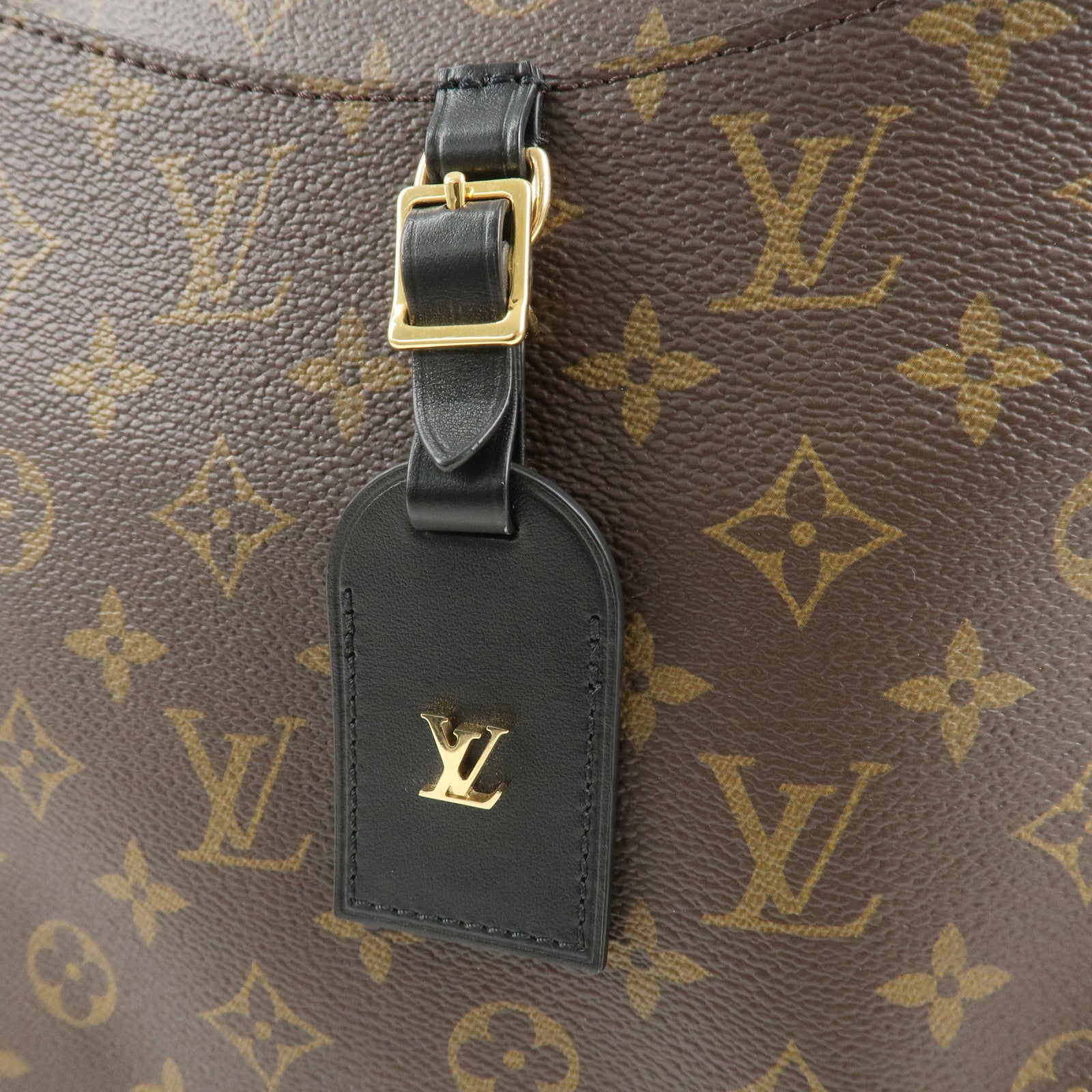 Louis Vuitton Monogram Odeon NM MM Shoulder Bag Noir M45352 Used