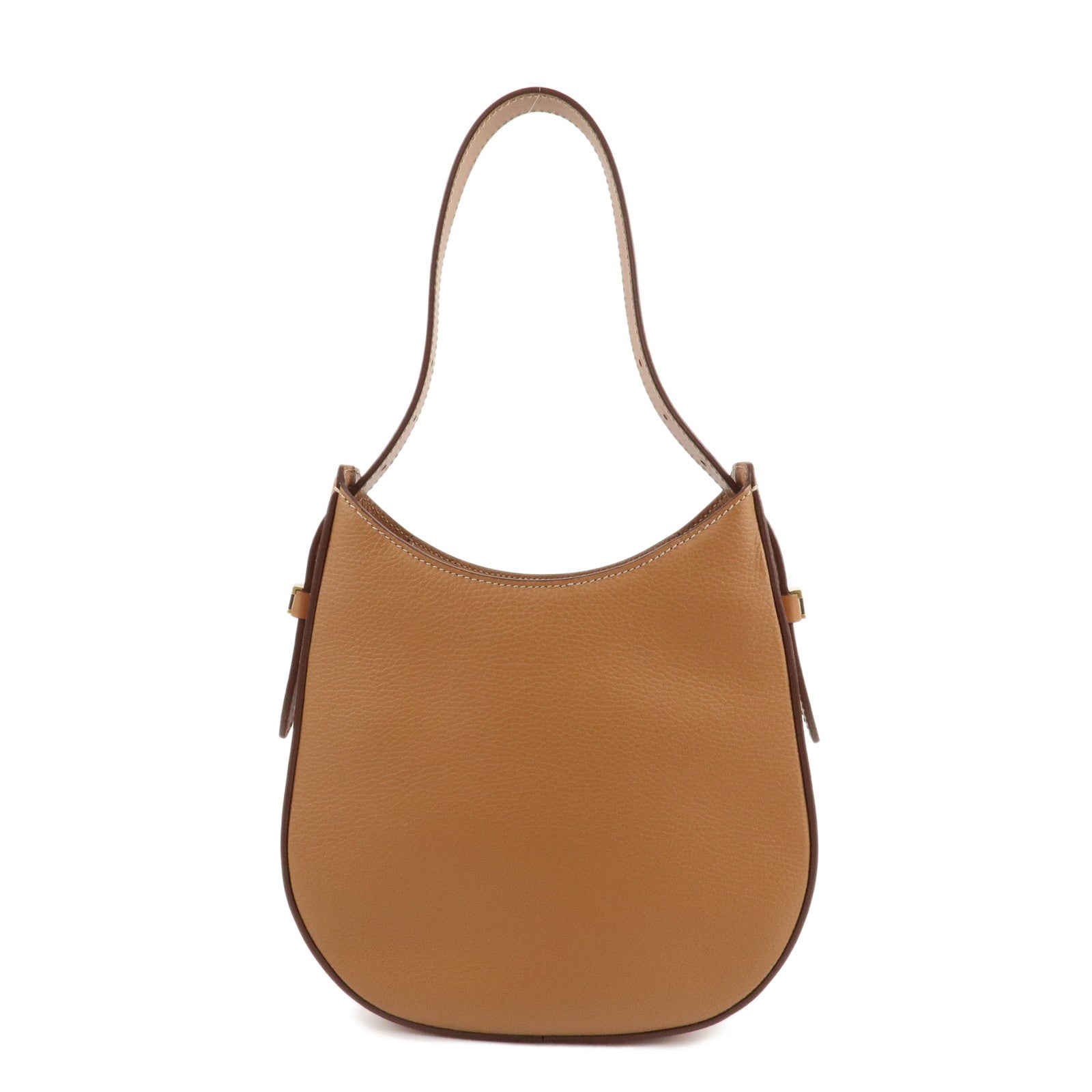 TOD'S Oboe Shoulder Bag Beige Used