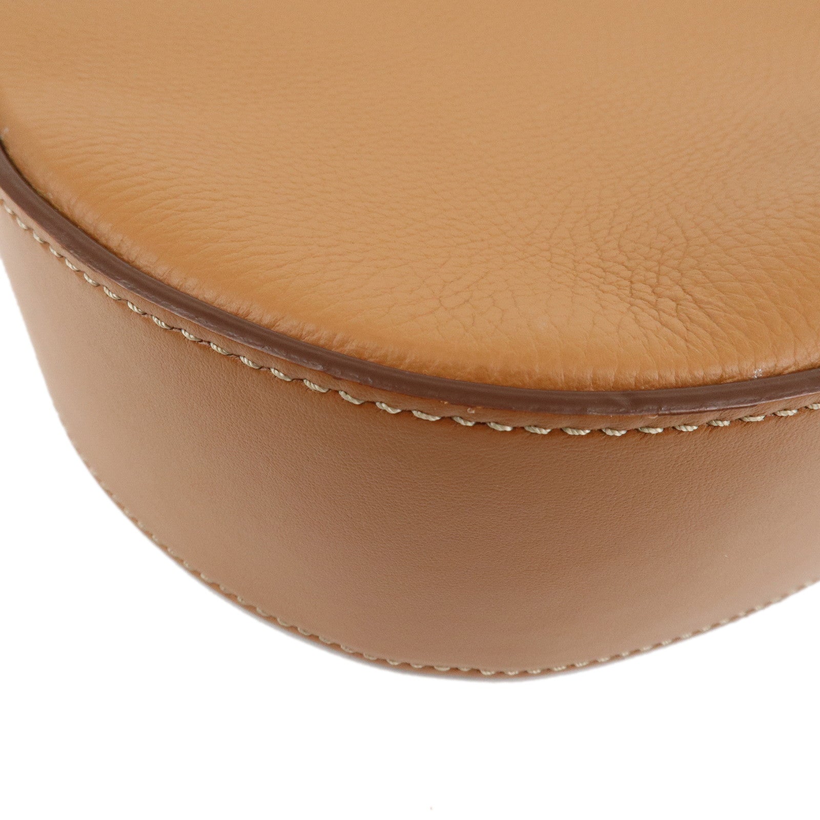 TOD'S Oboe Shoulder Bag Beige Used