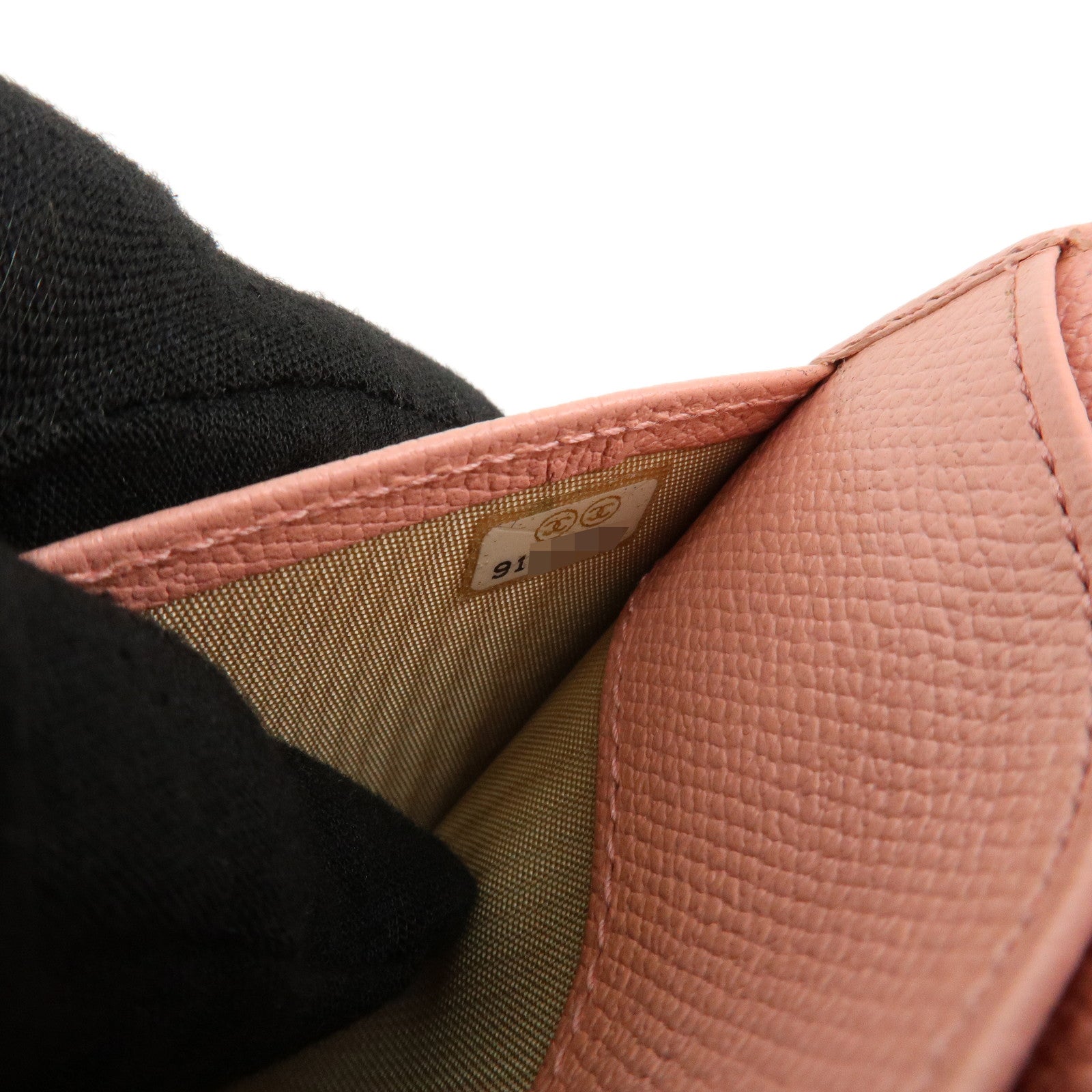 CHANEL Leather Agenda PM Planner Cover Pink Used