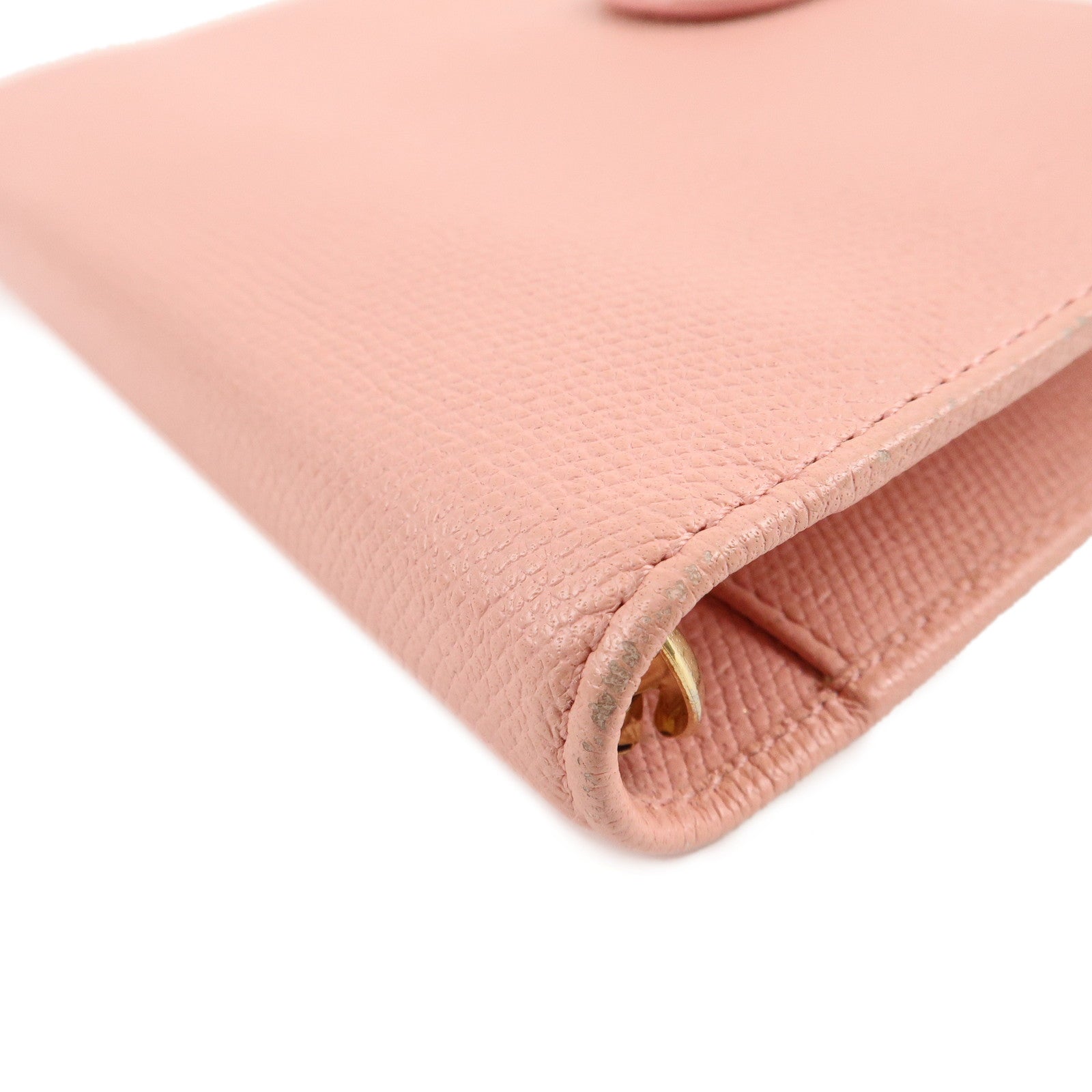 CHANEL Leather Agenda PM Planner Cover Pink Used