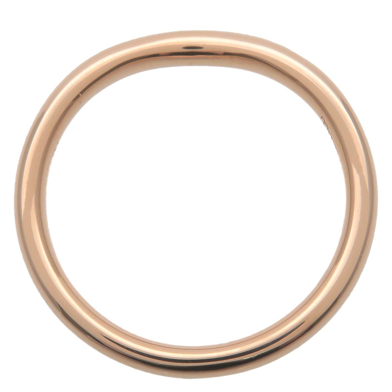 Tiffany&Co. Curved Band Ring 9P Diamond K18 750PG US4.5 EU48 Used
