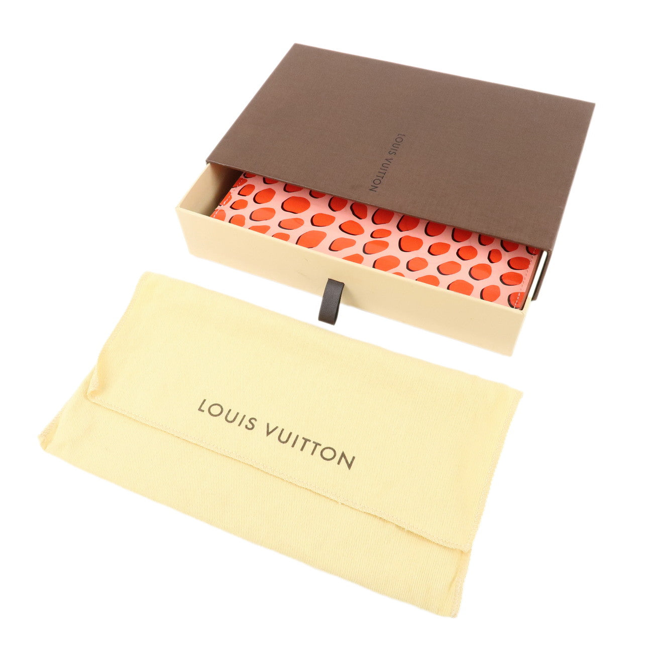 Louis Vuitton Monogram Vernis Jungle Dot Zippy Wallet Pink M41912 Used