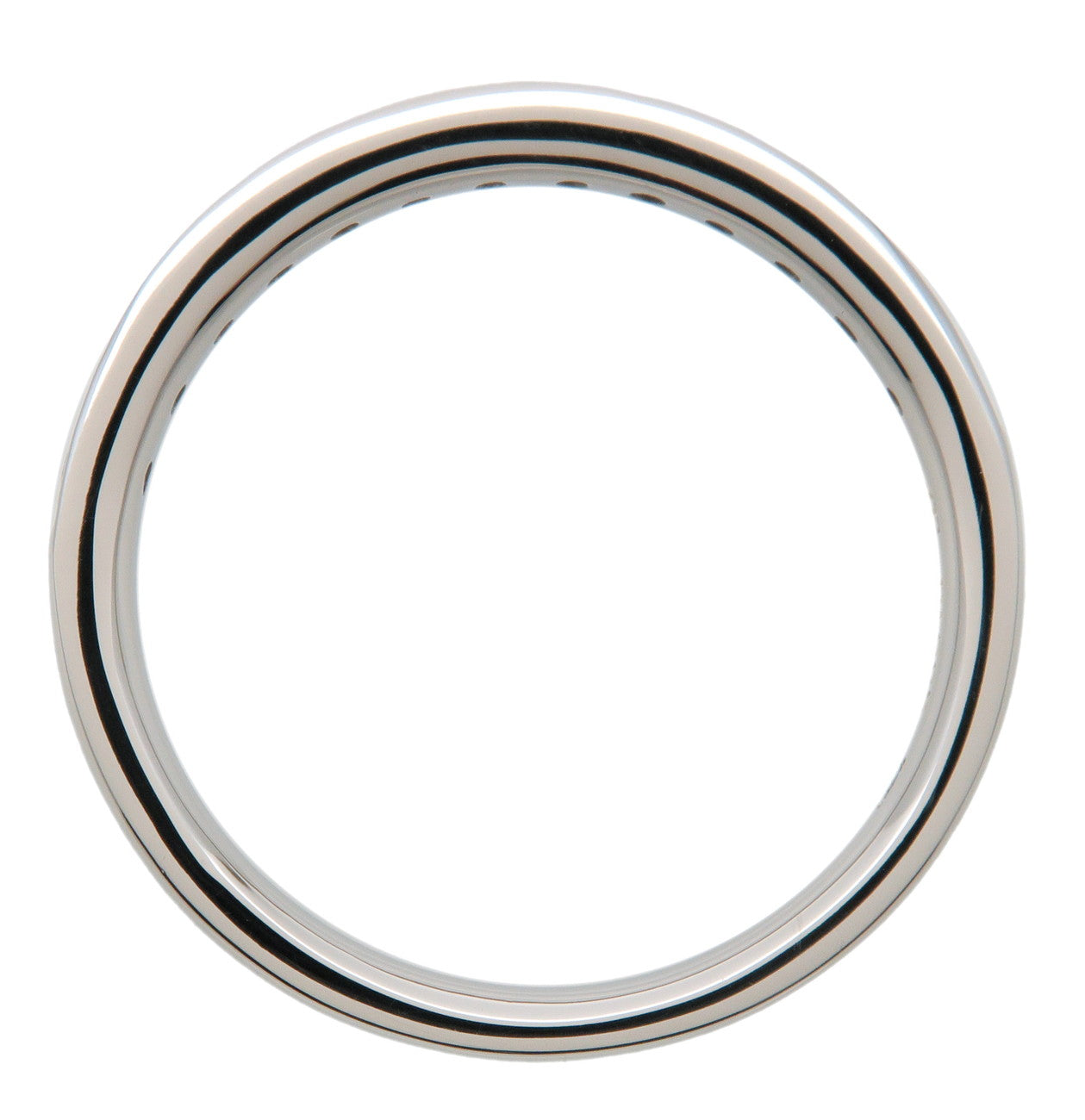 4C Half Eternity Diamond Ring PT950 Platinum US5.5-6 EU51 Used Used