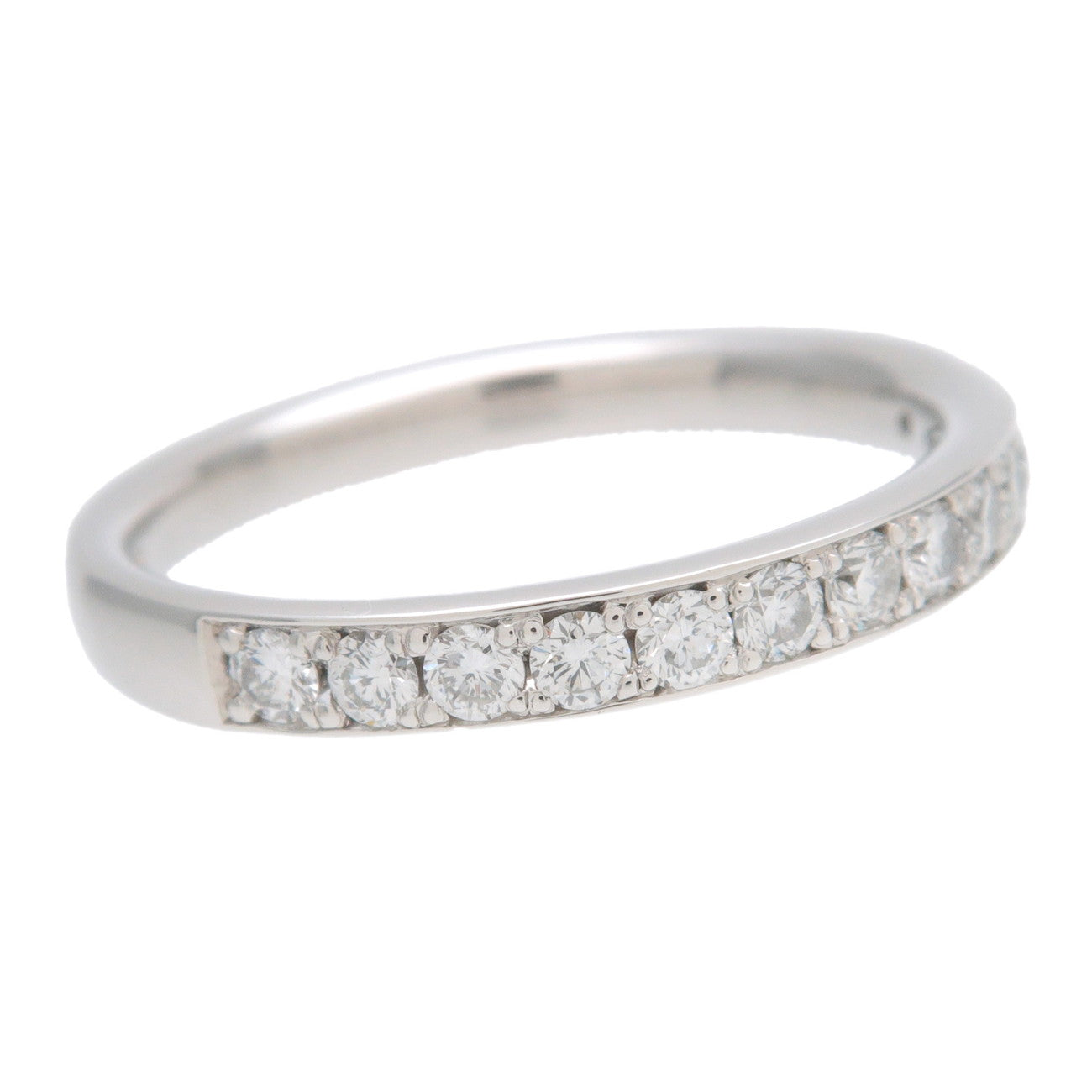 4C Half Eternity Diamond Ring PT950 Platinum US5.5-6 EU51 Used Used