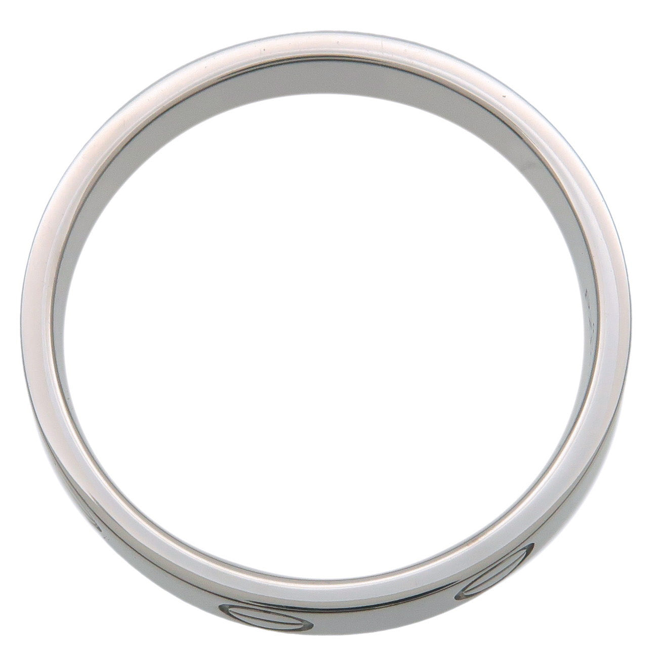 Cartier Mini Love Ring #51 US5.5-6 EU51 K18WG White Gold Used