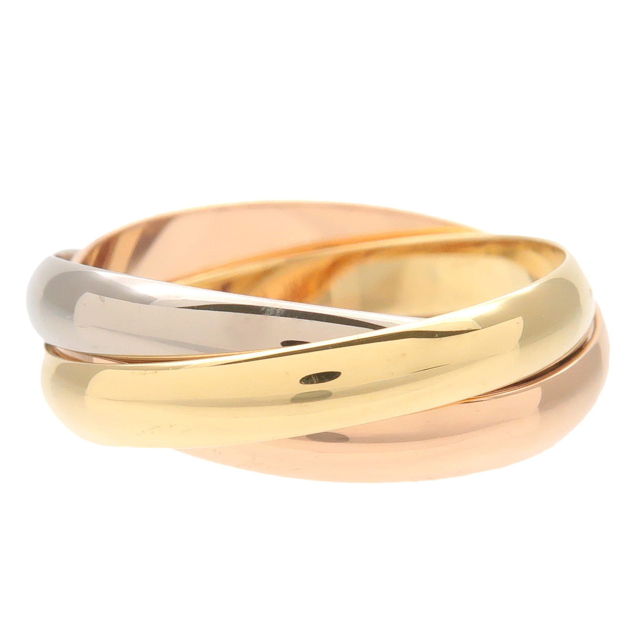 Cartier Cartier Trinity Ring SM K18 750YG/WG/PG #48 US#4.5 Used