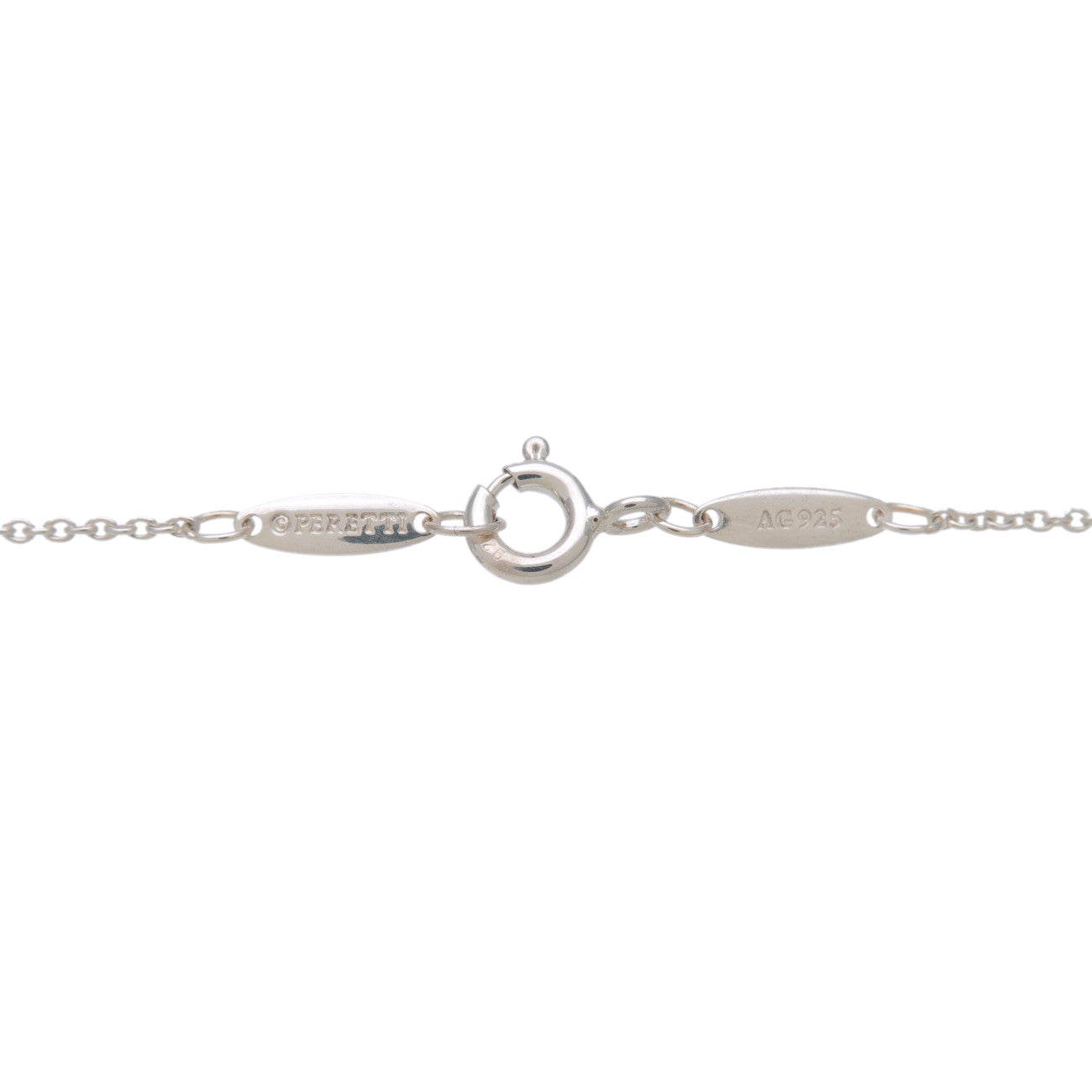 Tiffany&Co. By the Yard 1P Diamond Necklace 0.05ct Silver SV925 Ued F/S Used