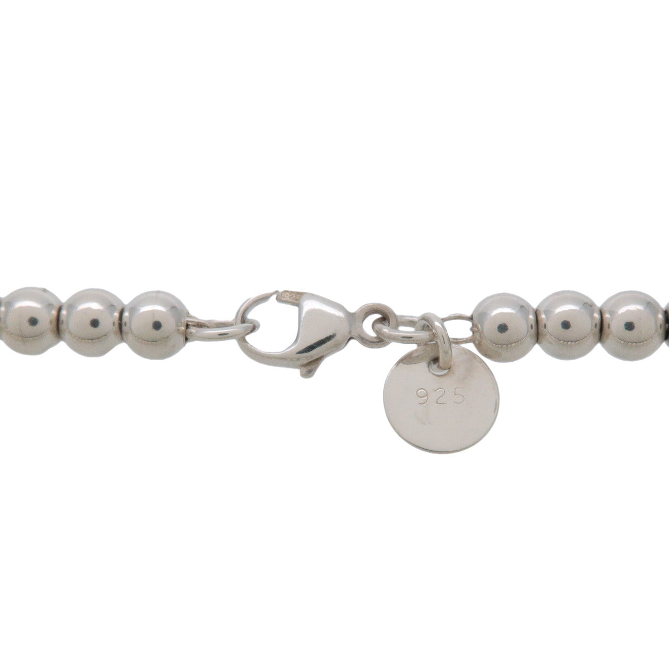 Tiffany&Co. Return to Tiffany Mini Heart Tag Beads Bracelet SV925 Used
