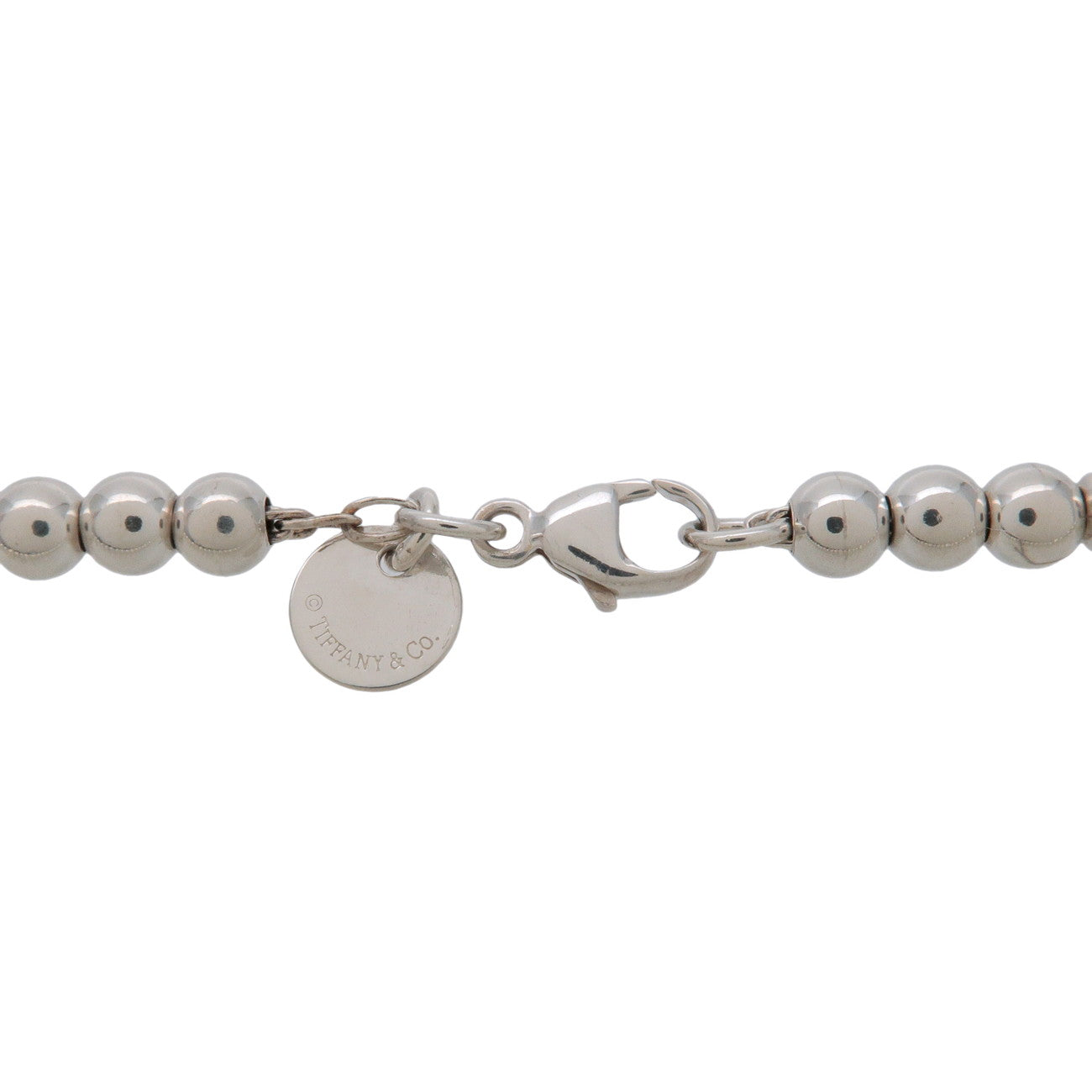 Tiffany&Co. Return to Tiffany Mini Heart Tag Beads Bracelet SV925 Used