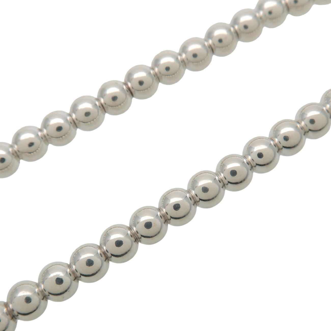 Tiffany&Co. Return to Tiffany Mini Heart Tag Beads Bracelet SV925 Used