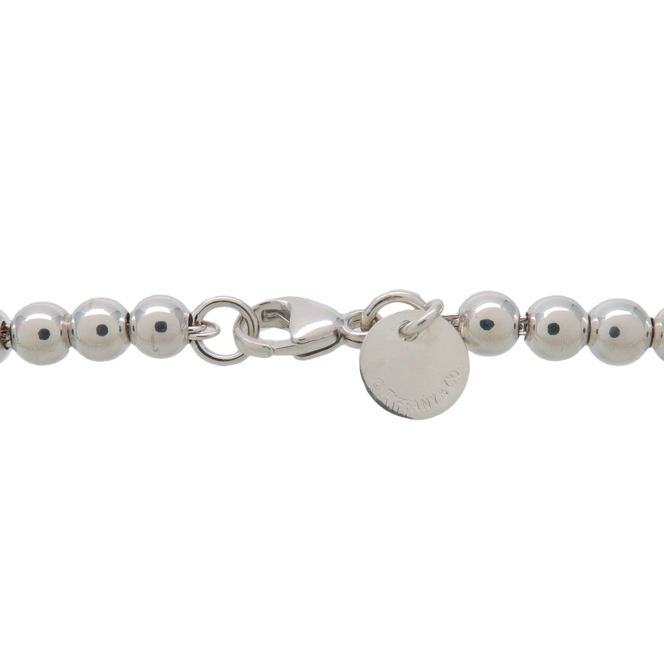Tiffany&Co. Return to Tiffany Mini Heart Tag Beads Bracelet SV925 Used