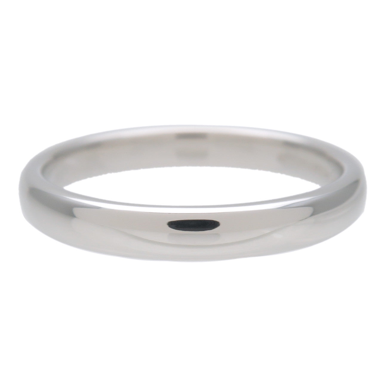 Tiffany&Co. Classic Band Ring PT950 Platinum US8 EU56 HK17.5 Used