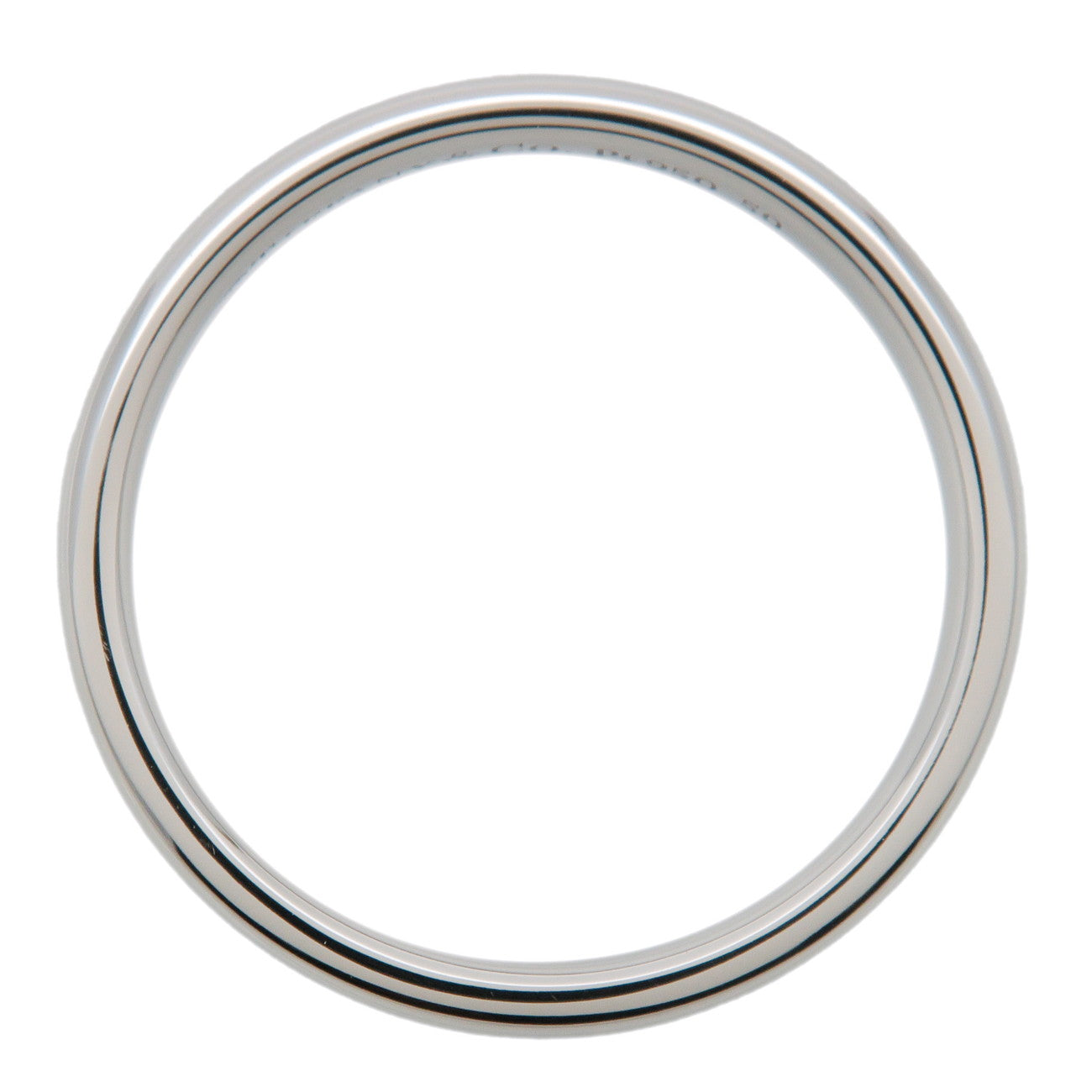 Tiffany&Co. Classic Band Ring PT950 Platinum #50 US12 EU5.5 Used