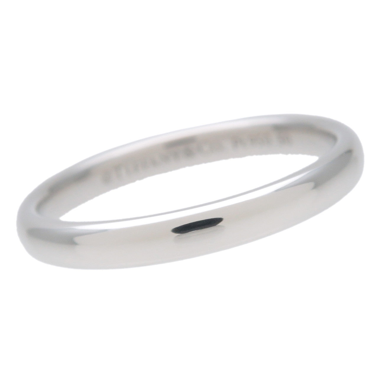 Tiffany&Co. Classic Band Ring PT950 Platinum #50 US12 EU5.5 Used