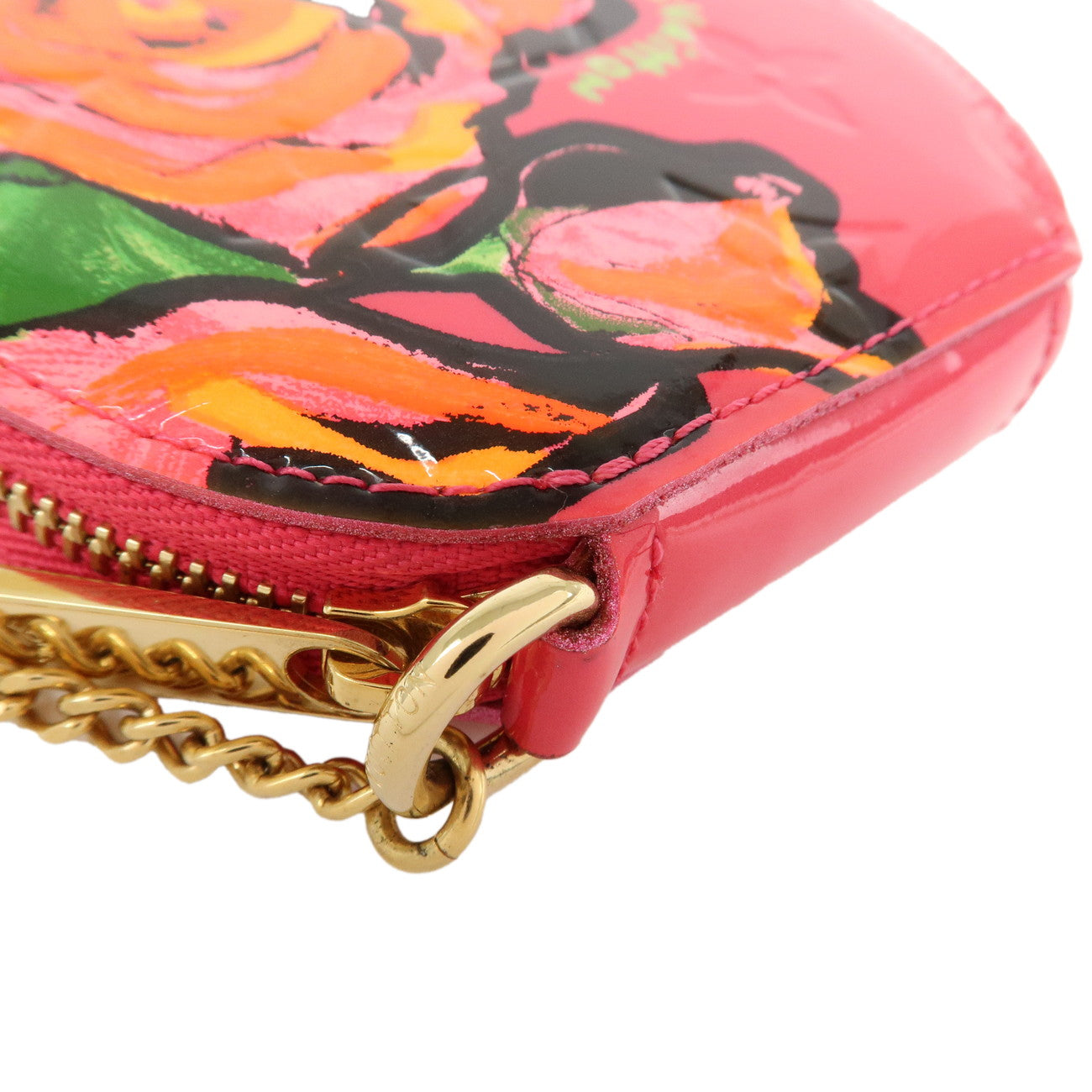 Louis Vuitton Monogram Vernis Porte Monnaie Chapeau M93690 Used