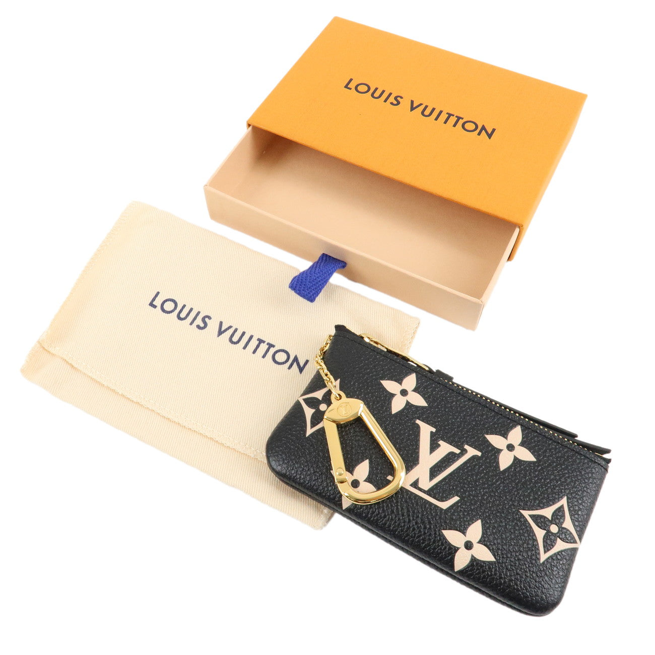 Louis Vuitton Monogram Empreinte Pochette Cles Coin Case M80885 Used