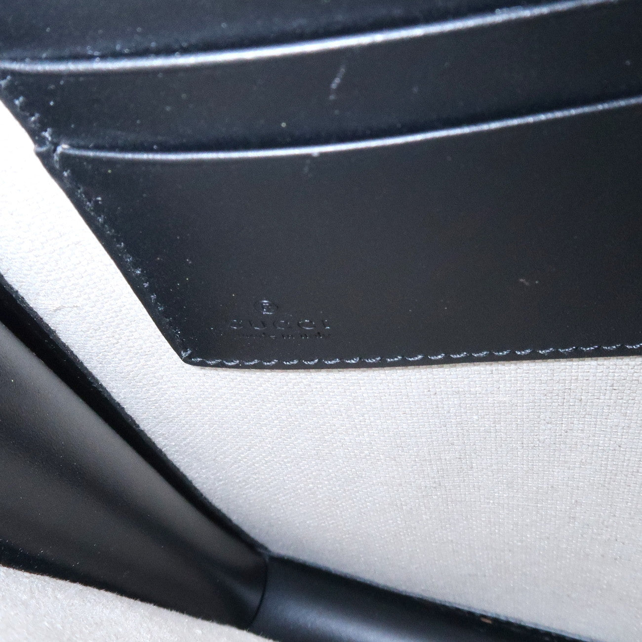 GUCCI Gucci GG Supreme Leather Clutch Bag Wolf's Head Print 547084 Used