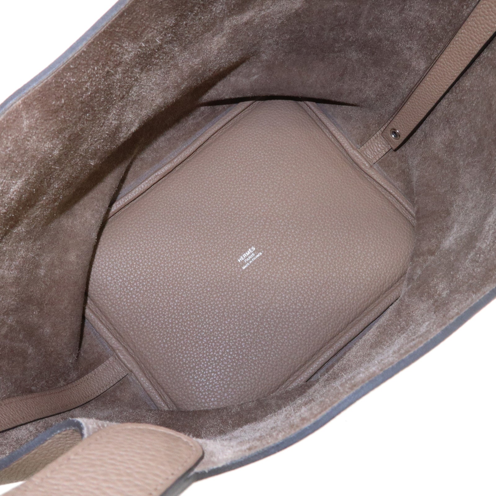 HERMES Taurillon Clemence Picotin Lock MM D Stamped Hand Bag Used