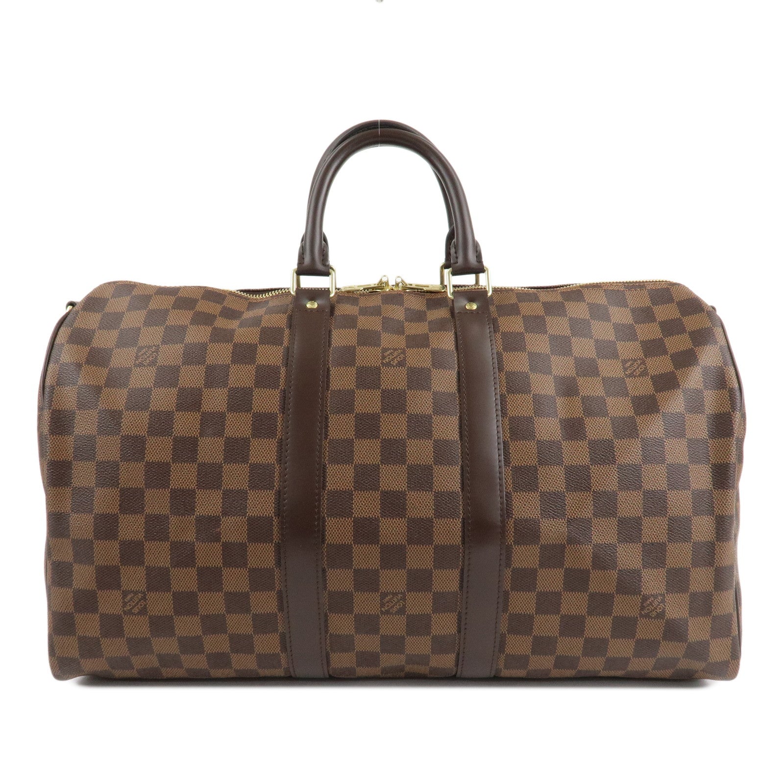 Louis Vuitton Damier Keep All Bandouliere 45 Boston Bag N41428 Used