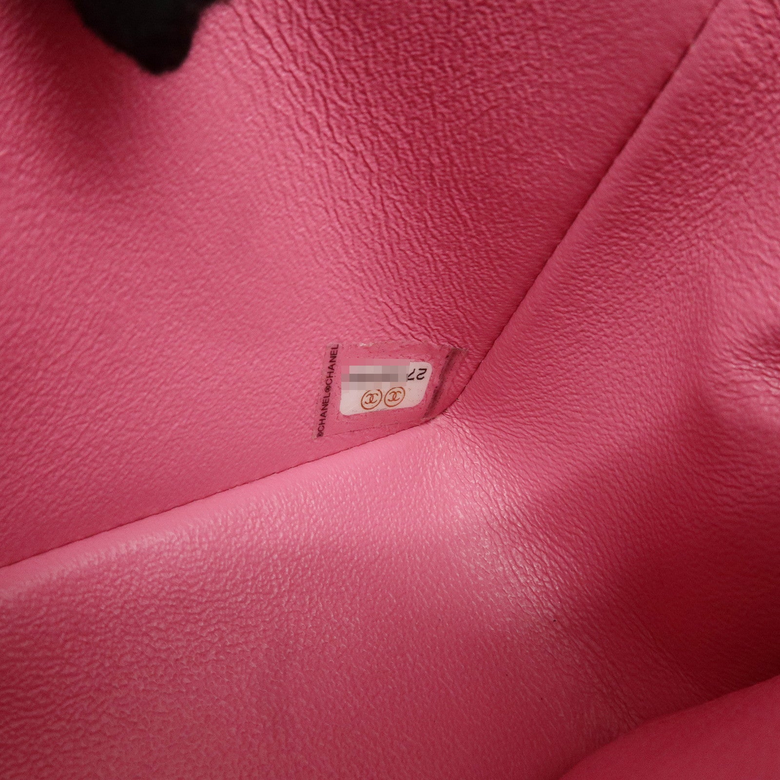 CHANEL Mini Matelasse 20 Lamb Skin Chain Shoulder Bag Pink A69900 Used