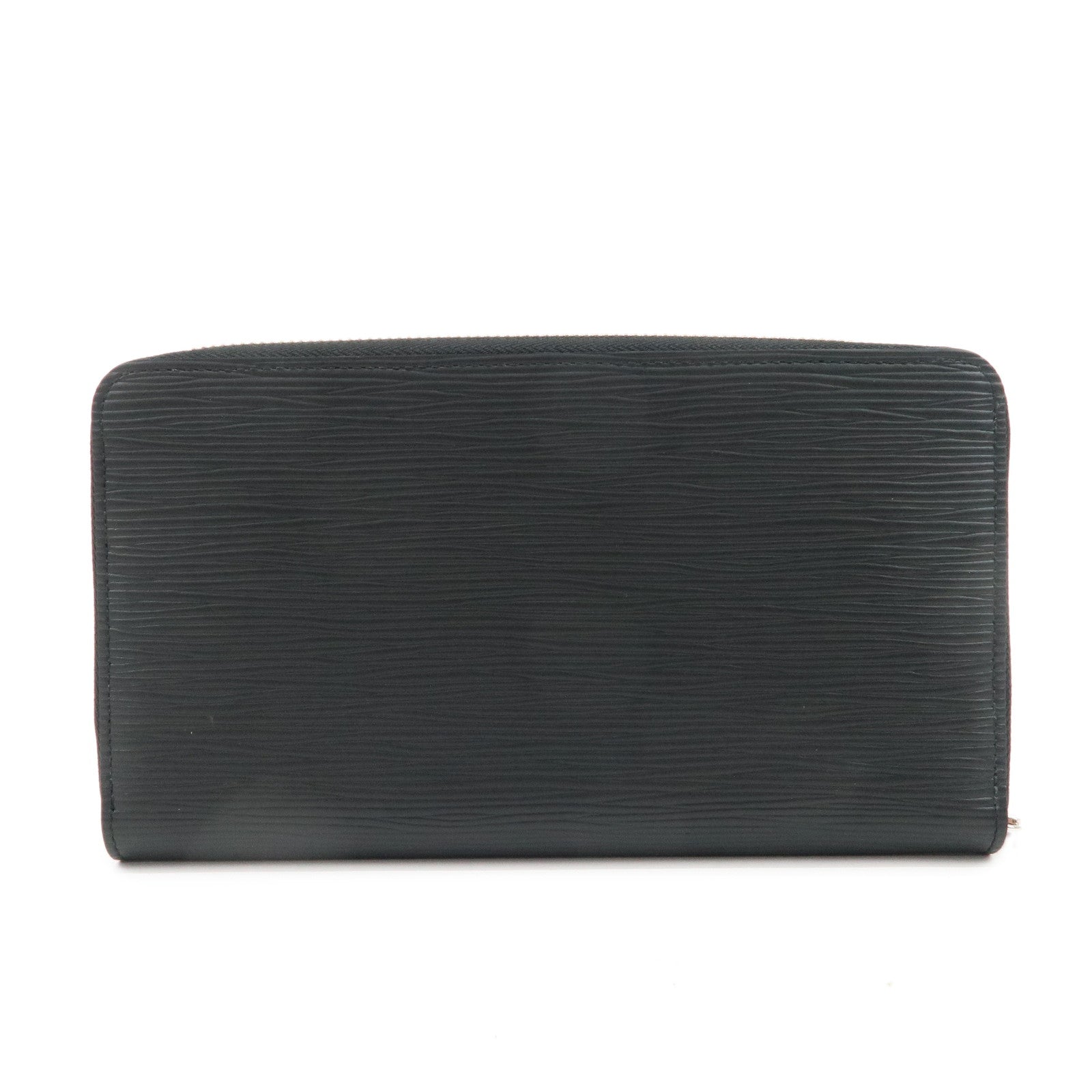 Louis Vuitton Epi Zippy Organizer Wallet NM Noir Black M62643 Used