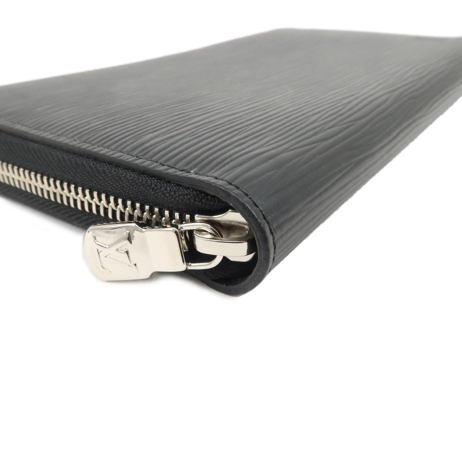 Louis Vuitton Epi Zippy Organizer Wallet NM Noir Black M62643 Used