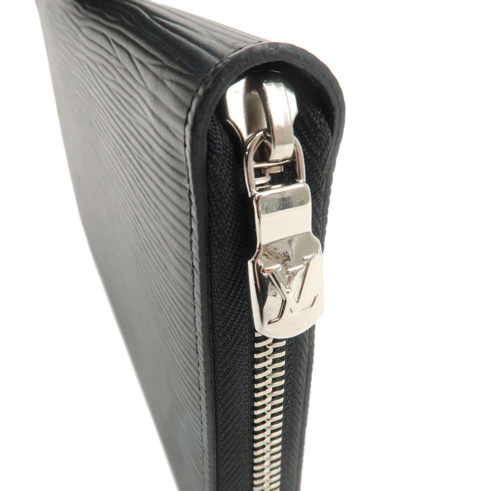 Louis Vuitton Epi Zippy Organizer Wallet NM Noir Black M62643 Used