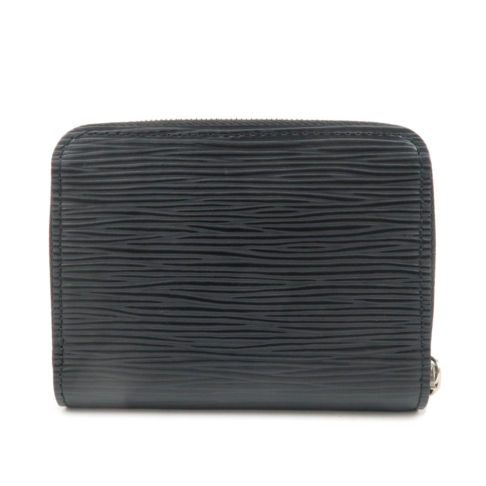 Louis Vuitton Epi Leather Zippy Coin Case Wallet Noir M60152 Used