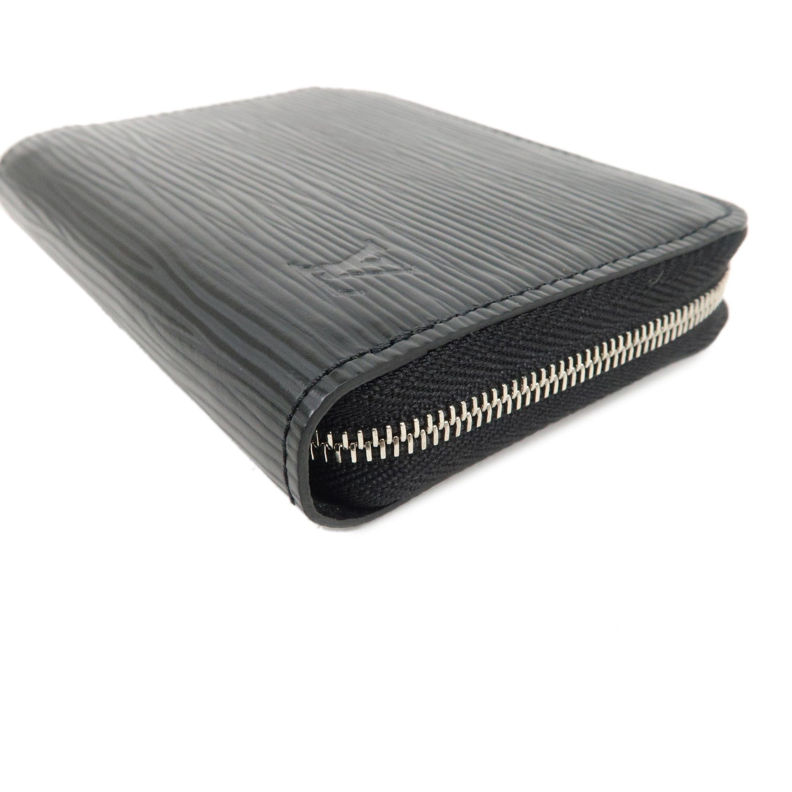 Louis Vuitton Epi Leather Zippy Coin Case Wallet Noir M60152 Used