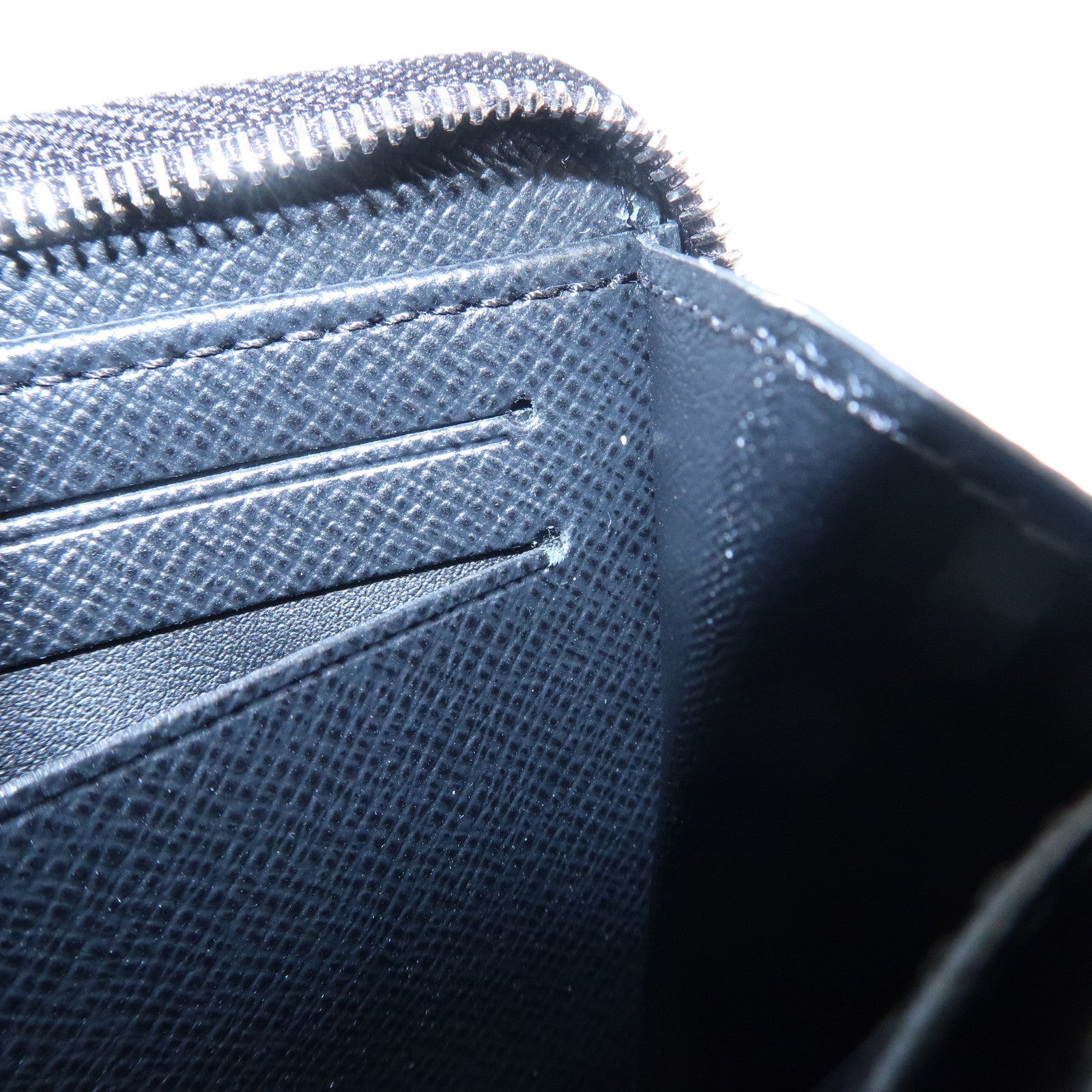 Louis Vuitton Epi Leather Zippy Coin Case Wallet Noir M60152 Used