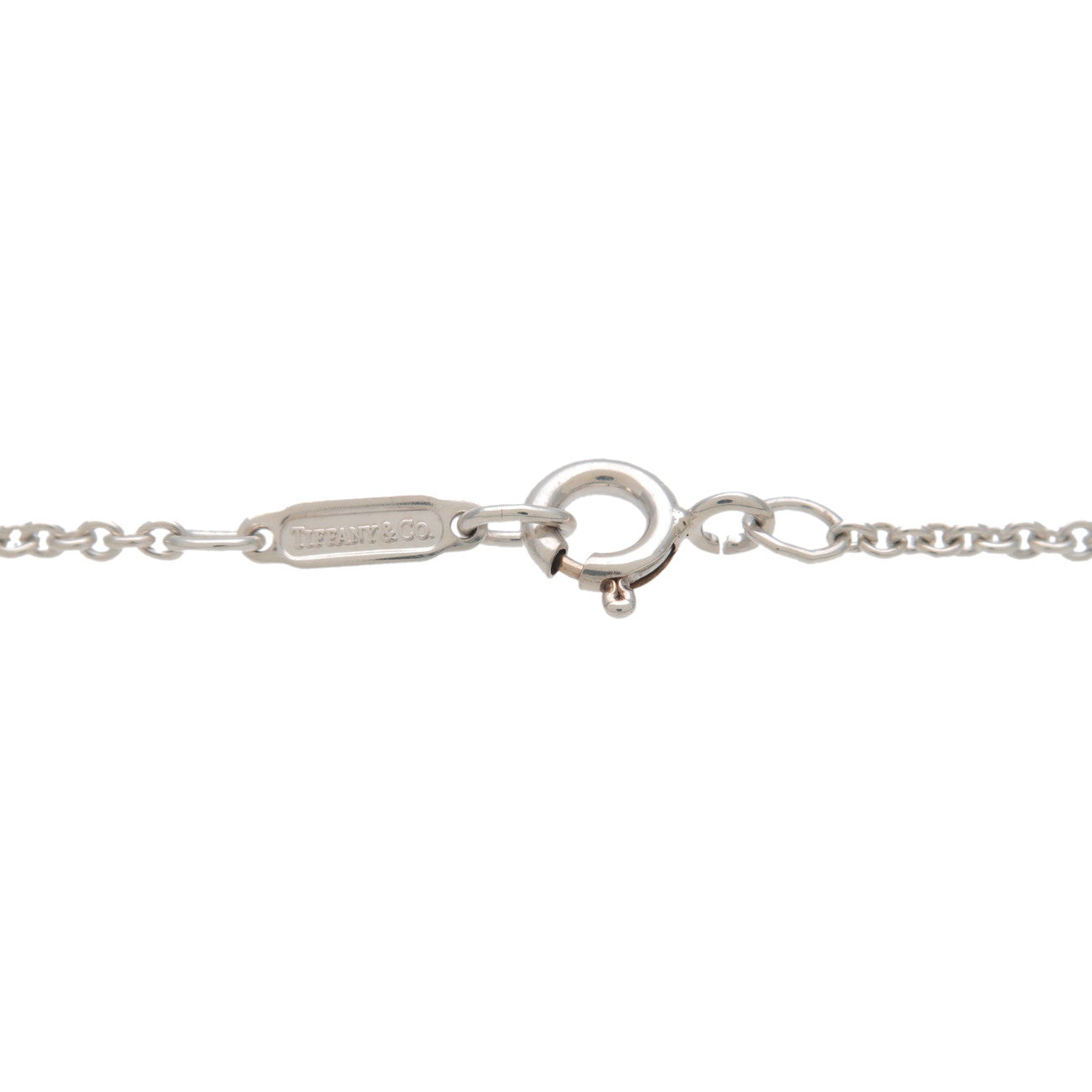 Tiffany&Co. Signature Cross Necklace K18YG 750YG SV925 Silver Used