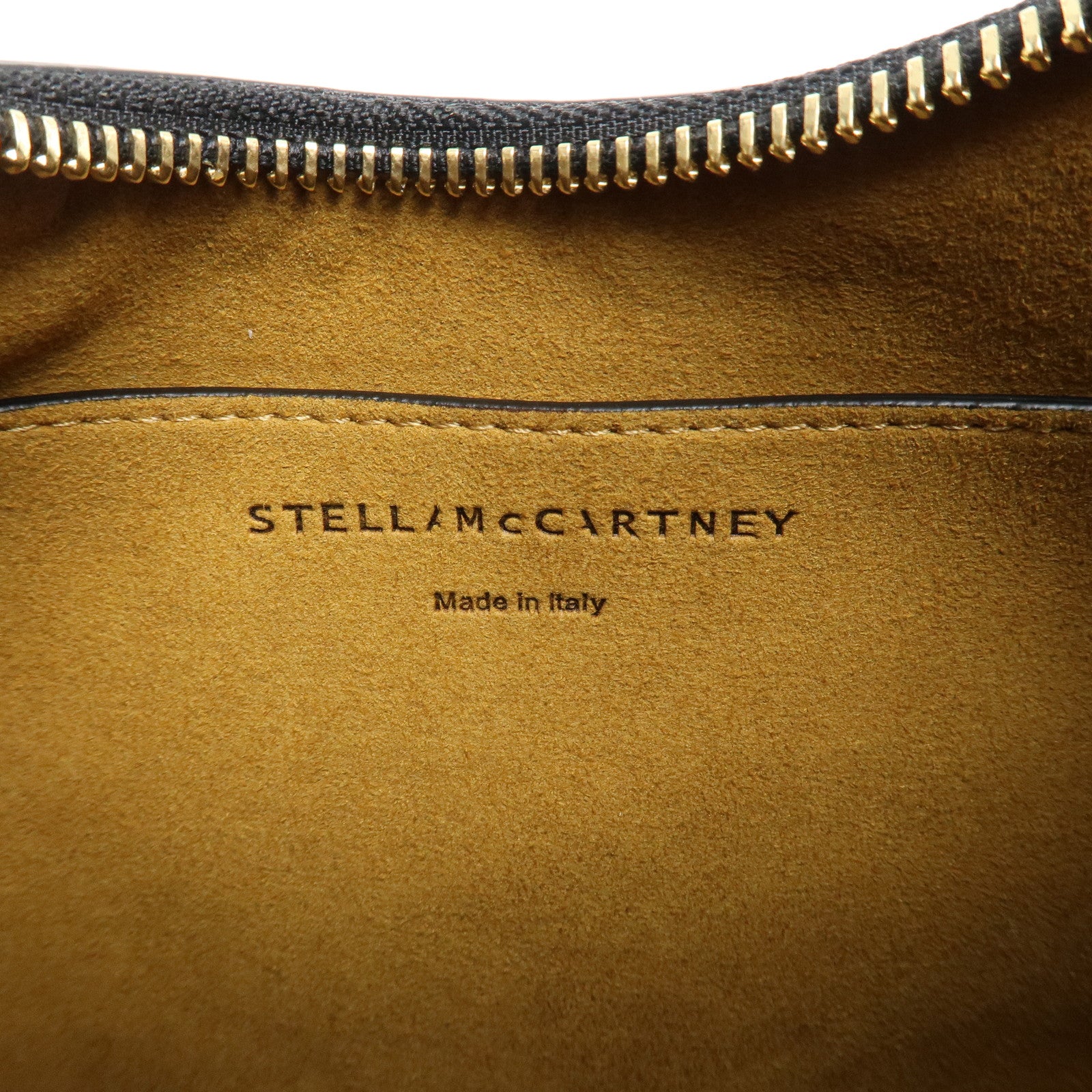 STELLA MCCARTNEY Leather Shoulder Bag Black Used