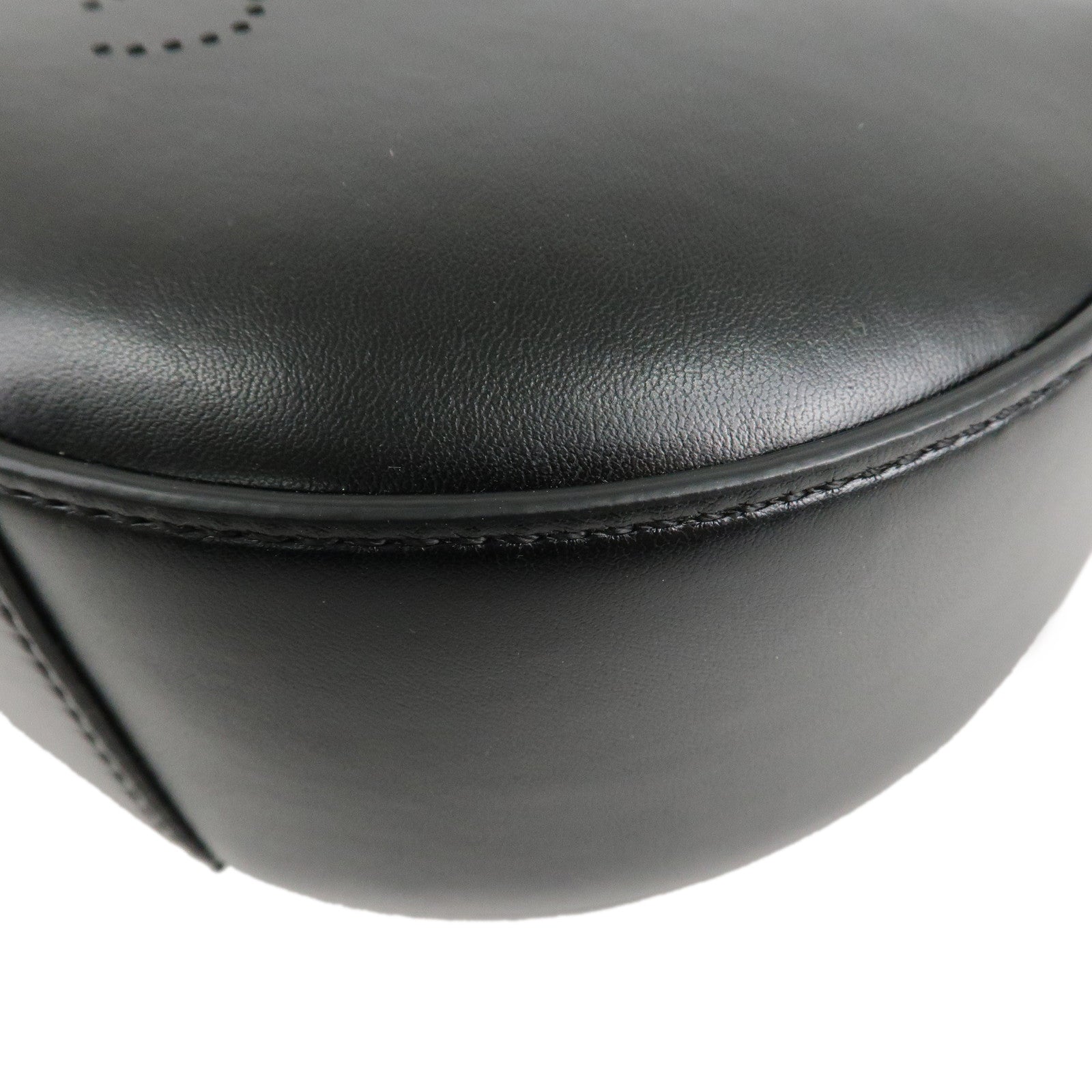 STELLA MCCARTNEY Leather Shoulder Bag Black Used