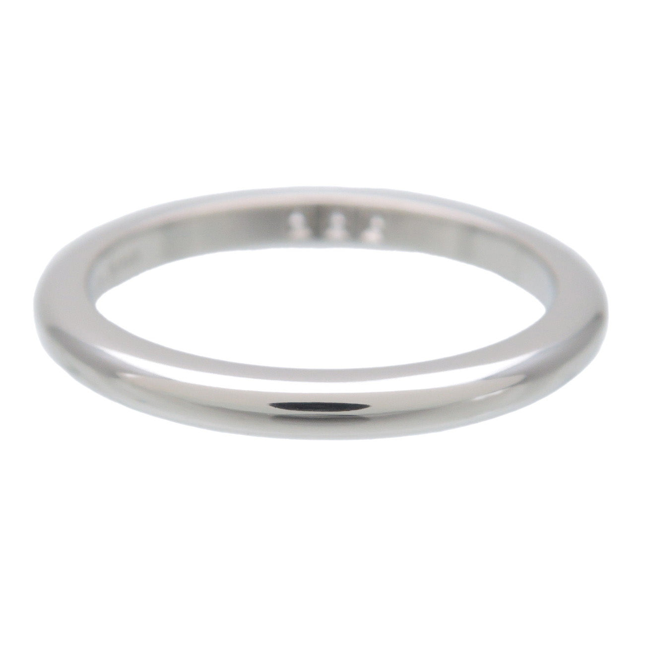 Tiffany&Co. Classic Band 3P Diamond RIng PT950 Platinum US4-4.5 Used