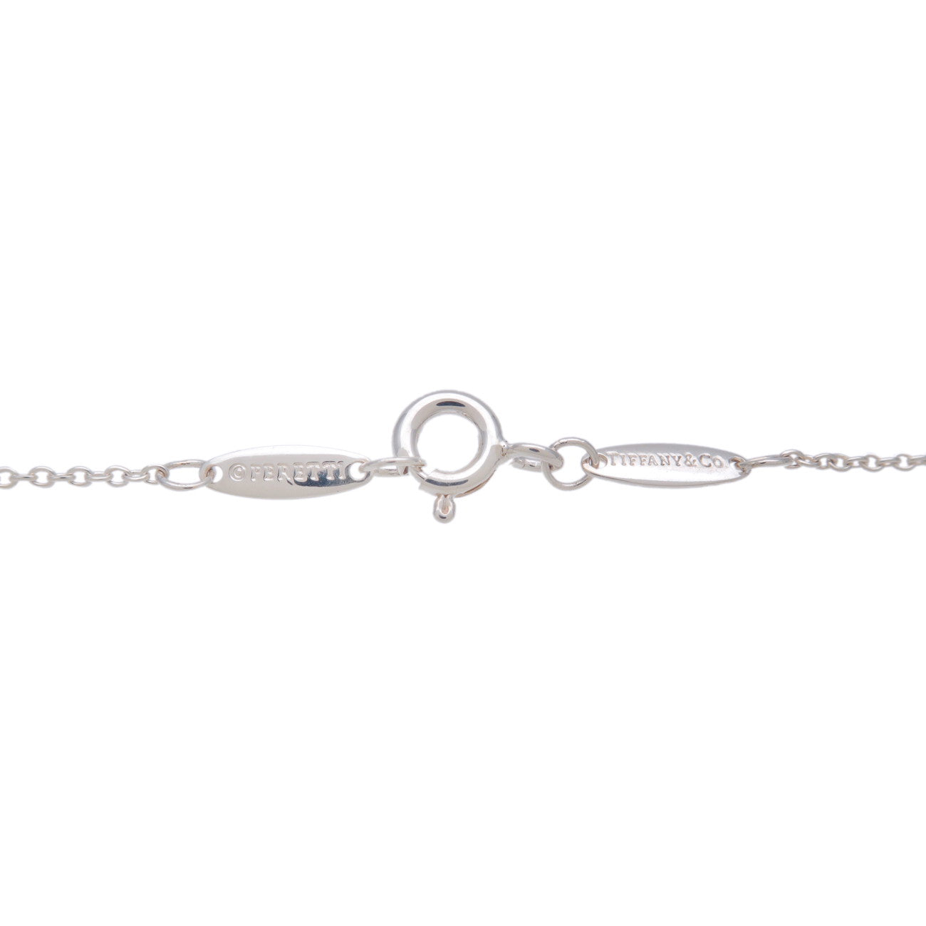 Tiffany&Co. Elsa Peretti By the Yard 1P Diamond Necklace 0.03ct Used