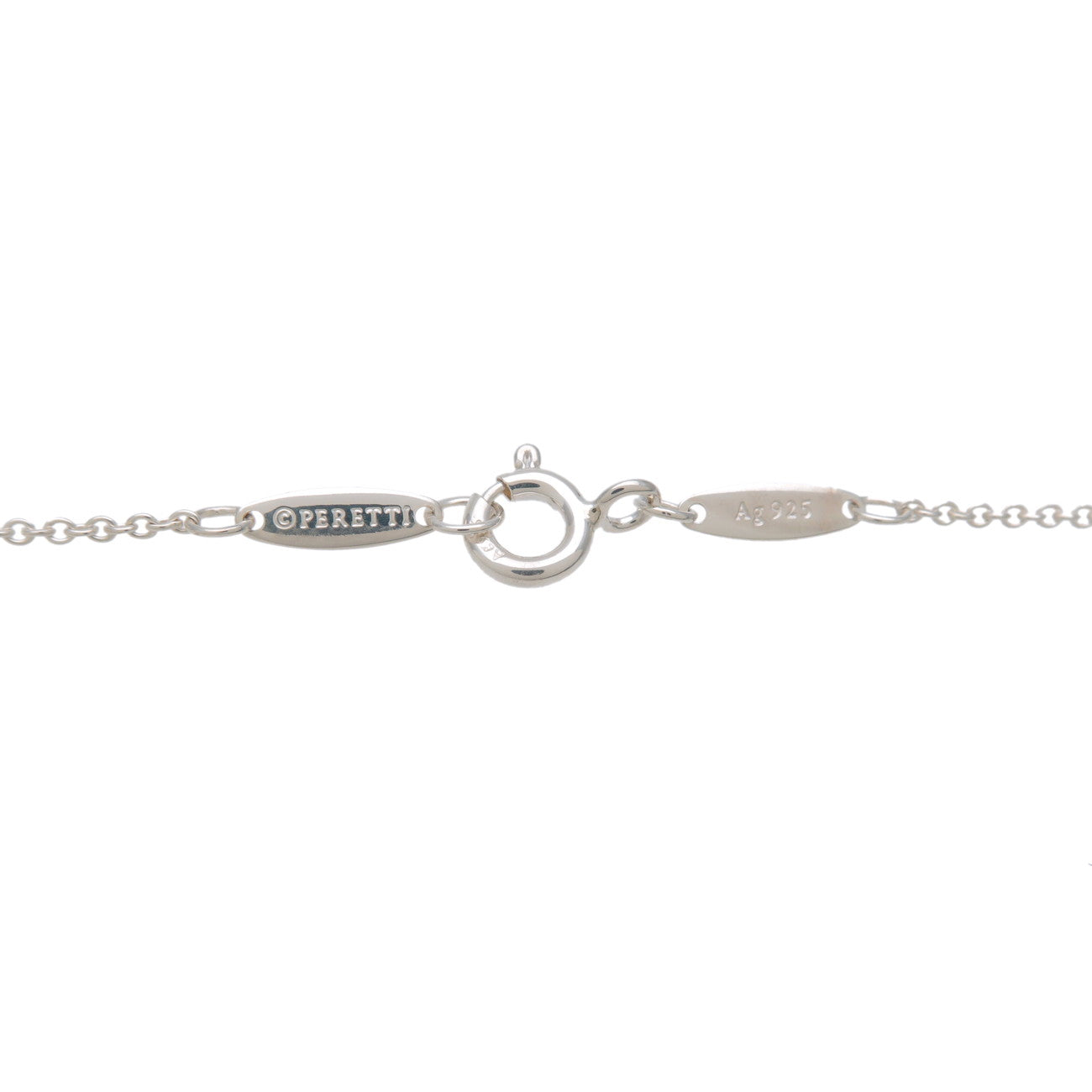 Tiffany&Co. By The Yard 1P Diamond Necklace 0.07ct SV925 Silver Used