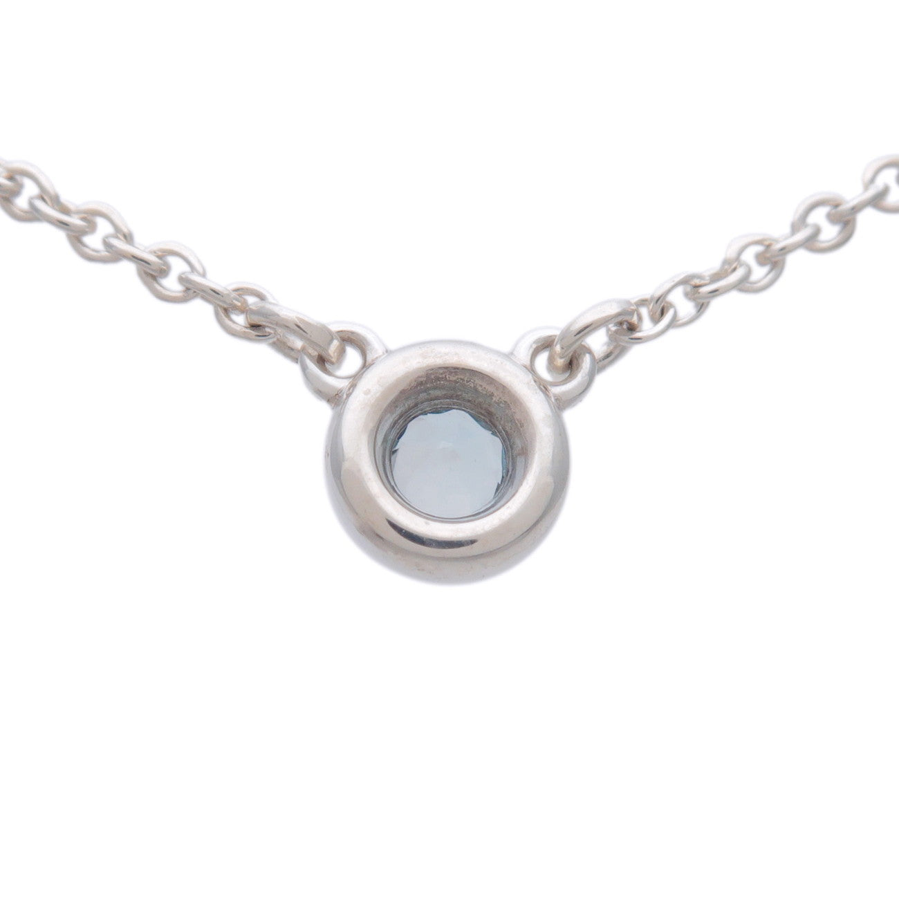 Tiffany&Co. Elsa Peretti By the Yard 1P Aquamarine Necklace 0.13ct Used
