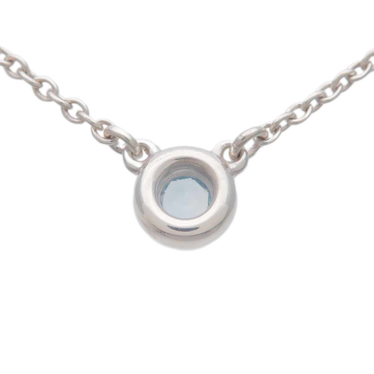 Tiffany&Co. Elsa Peretti By the Yard 1P Aquamarine Necklace 0.13ct Used