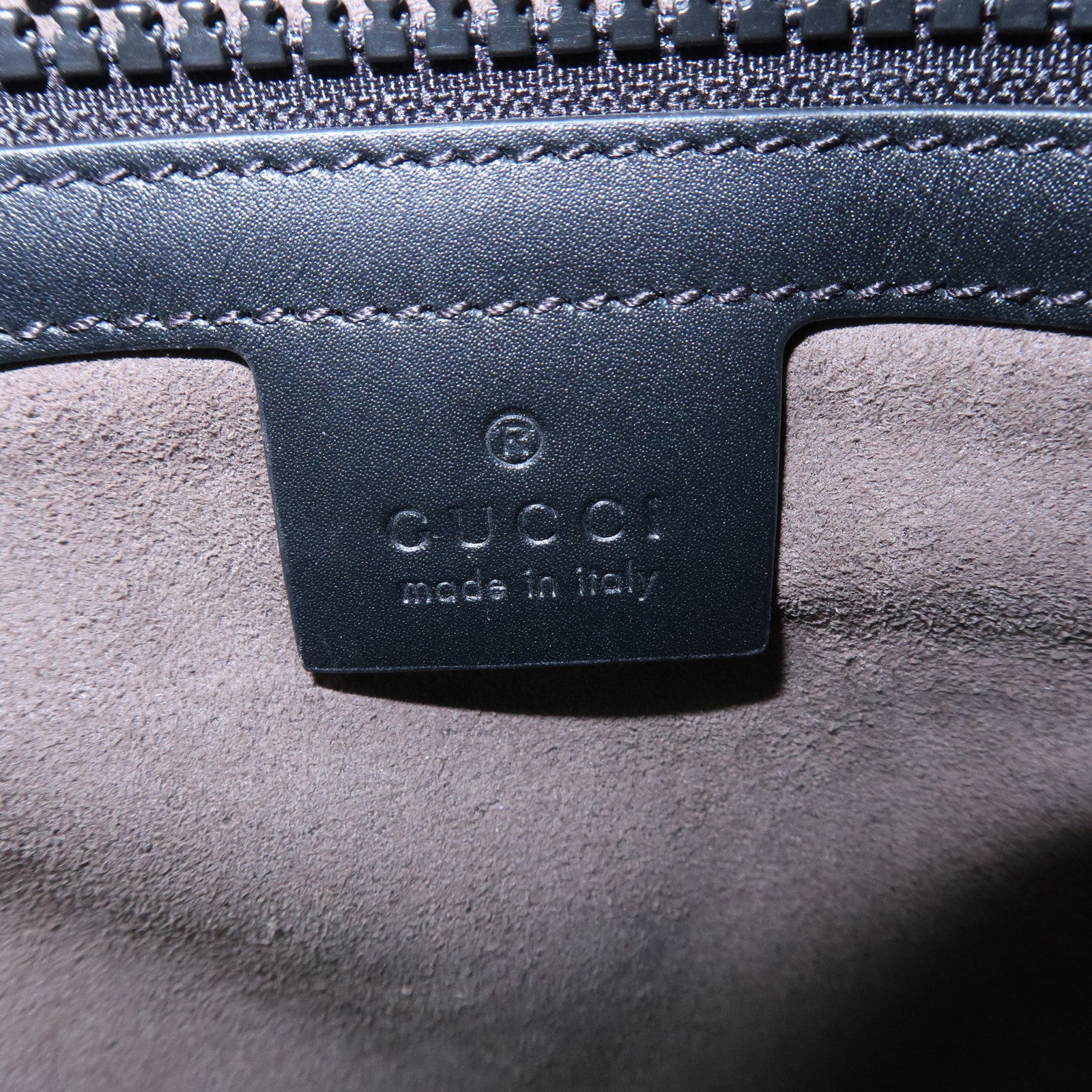 GUCCI GG Supreme Leather Backpack Rucksack Beige Black 429020 Used