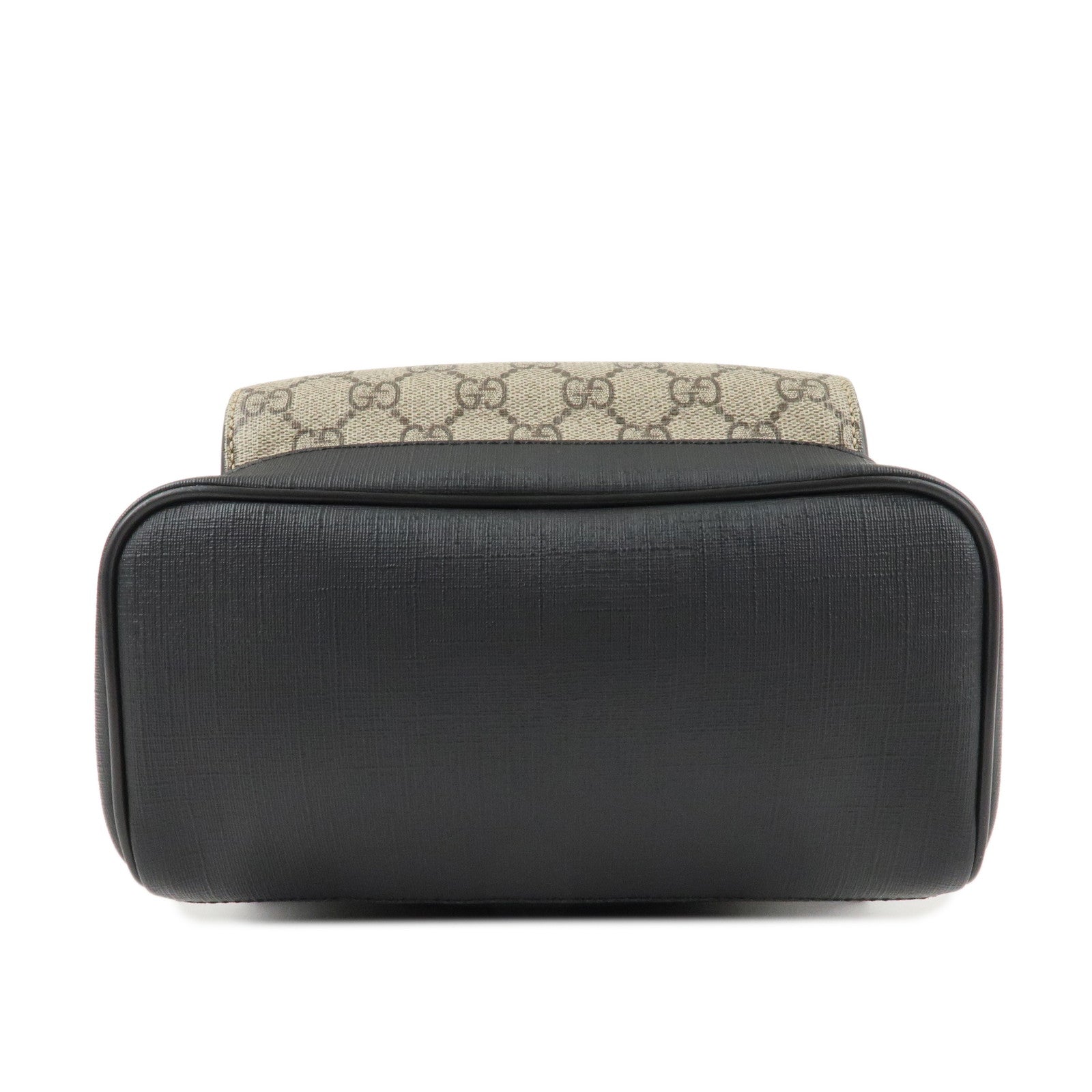 GUCCI GG Supreme Leather Backpack Rucksack Beige Black 429020 Used