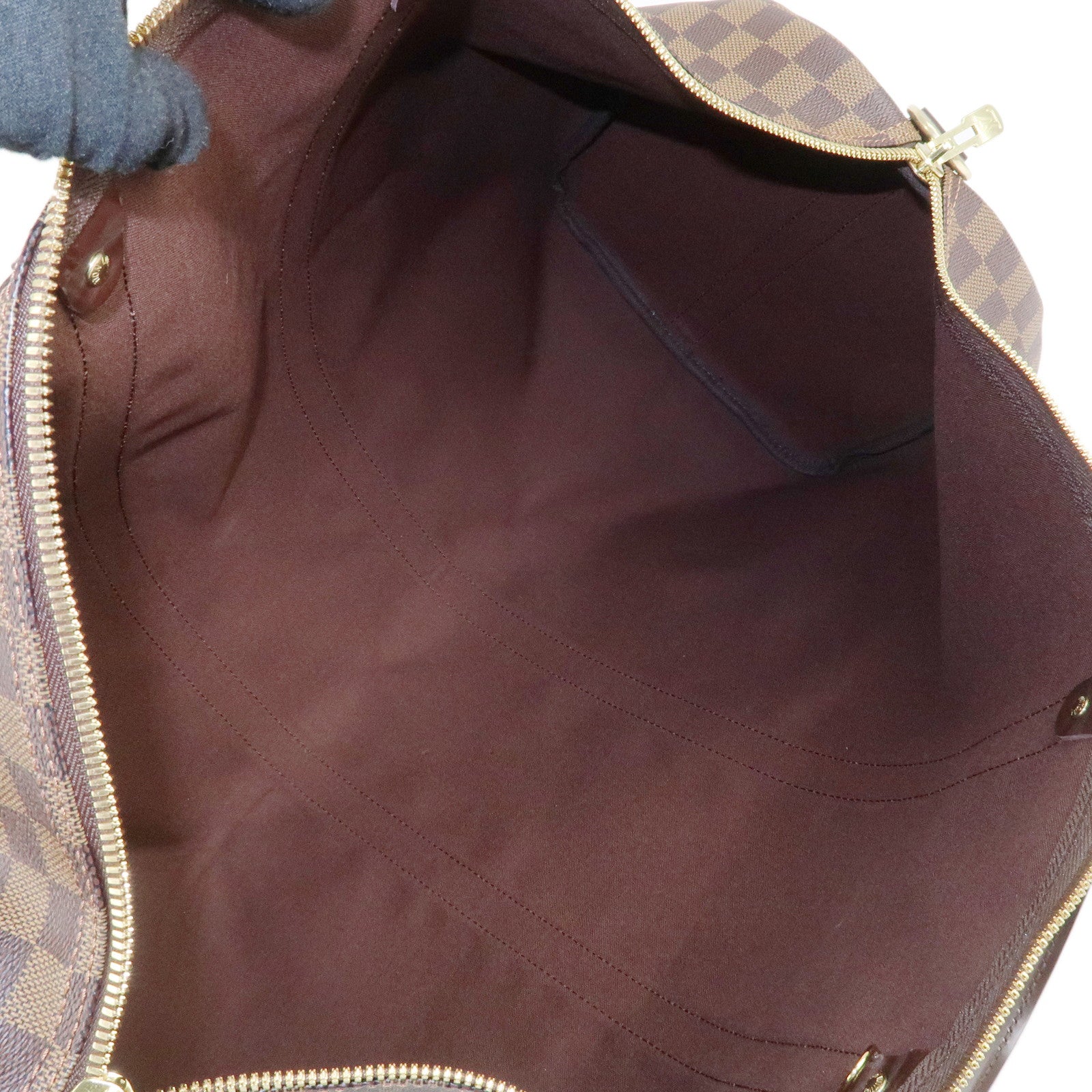 Louis Vuitton Damier Keep All Bandouliere 55 Boston Bag N41414 Used