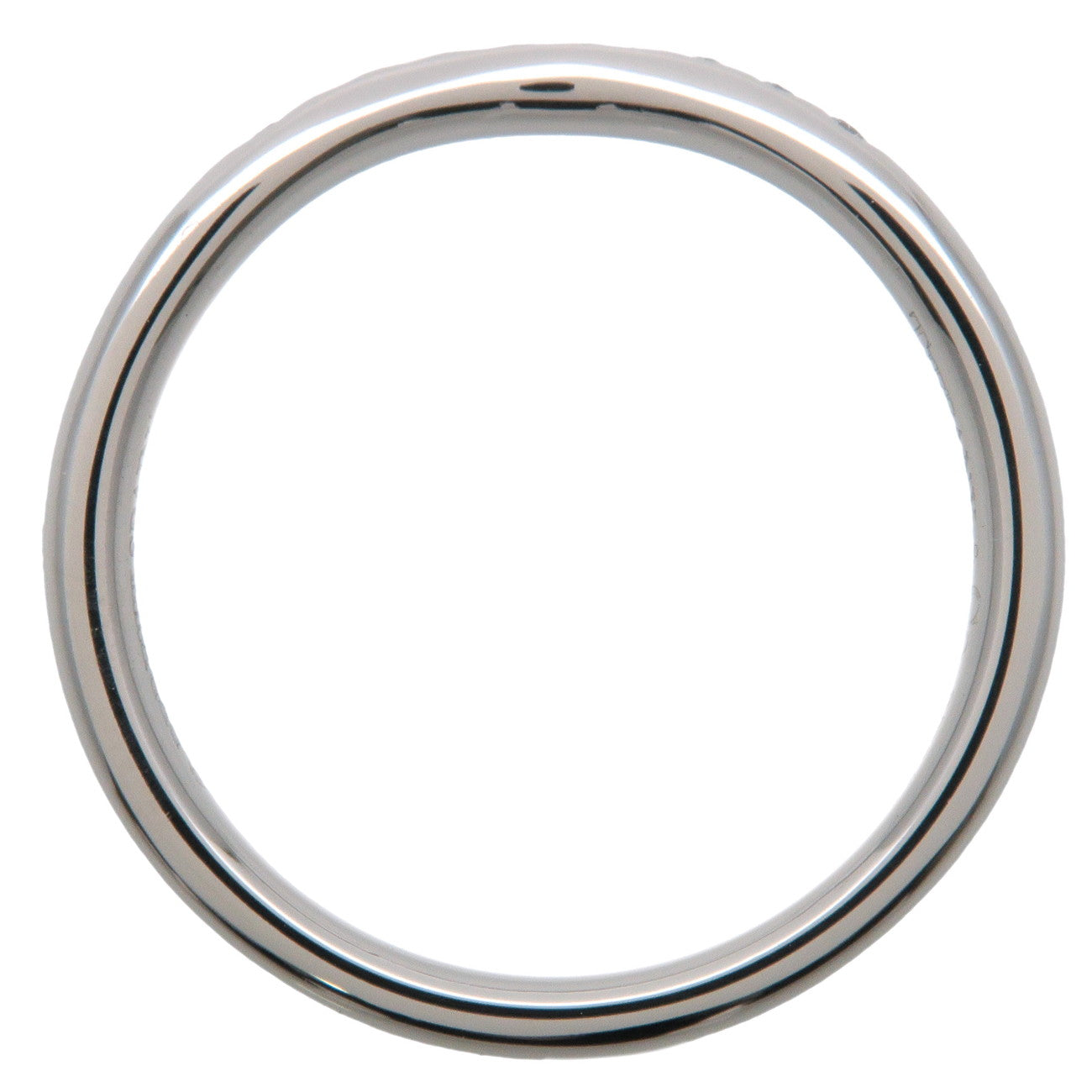 Tiffany&Co. Curved Band 9P Diamond Ring Platinum US5 EU49 Used
