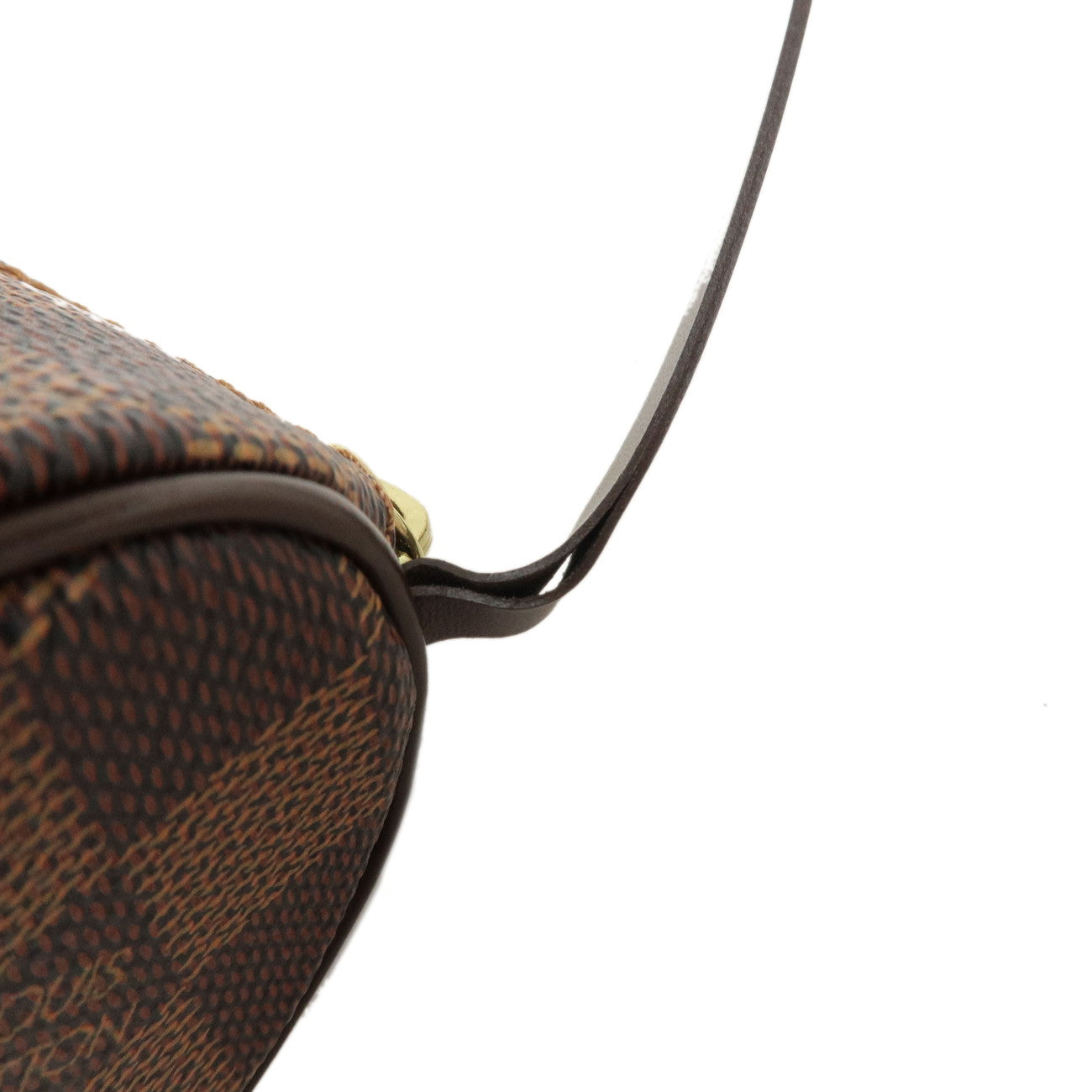 Louis Vuitton Damier Papillon 30 Hand Bag & Pouch Brown N51303 Used