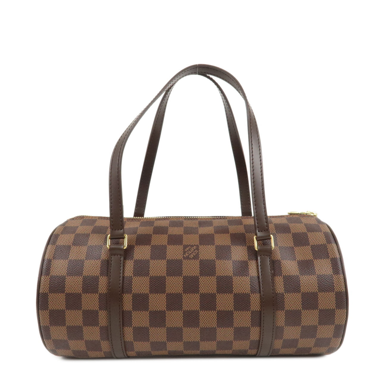 Louis Vuitton Damier Papillon 30 Hand Bag & Pouch Brown N51303 Used