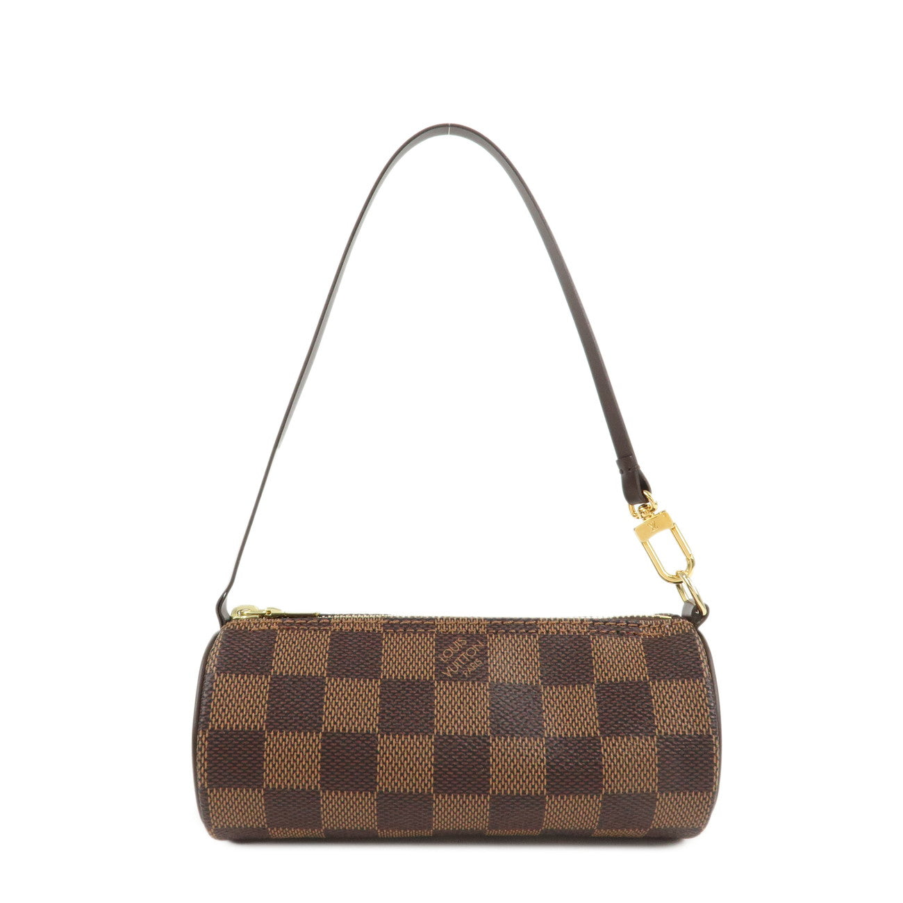 Louis Vuitton Damier Papillon 30 Hand Bag & Pouch Brown N51303 Used